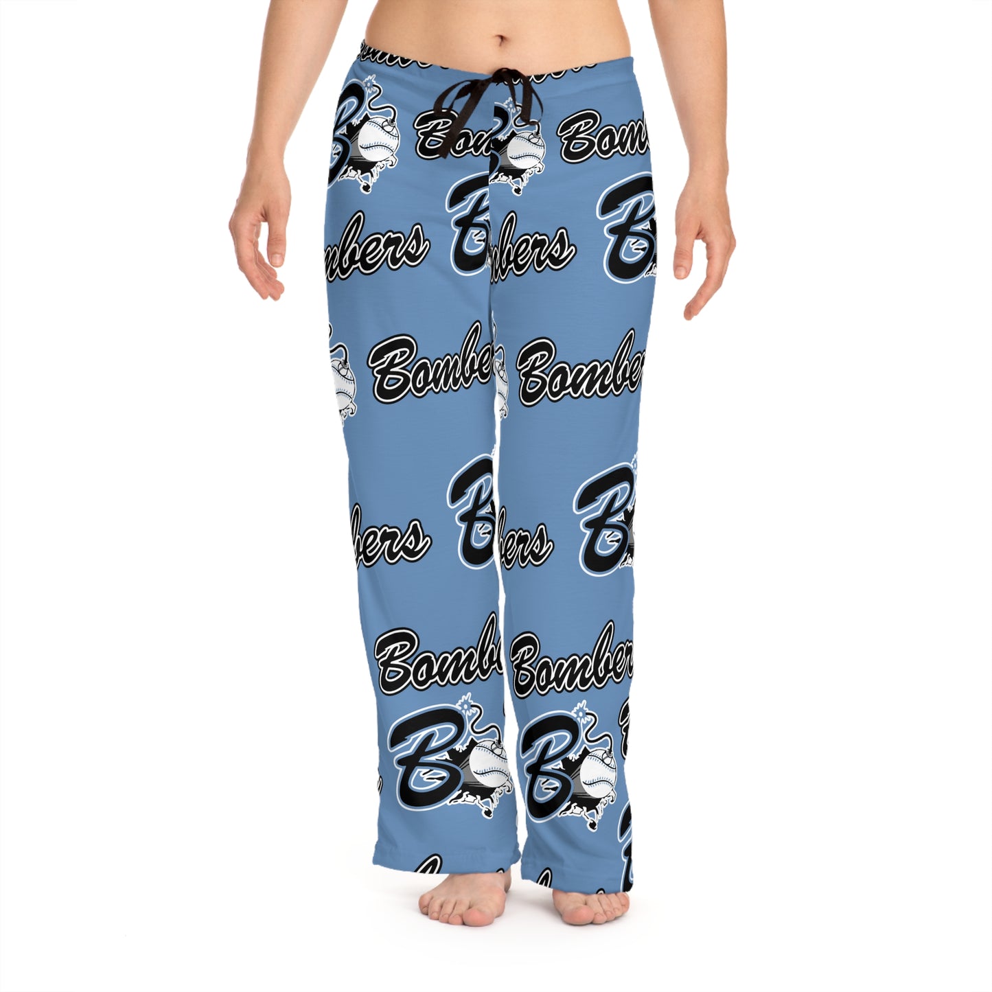 Georgetown Bombers Pajama Pants, Custom Womens Pajama Pants, Bombers Baseball Pajama Pants