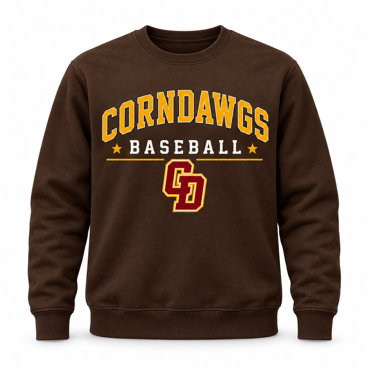 Corndawgs Baseball Crewneck Sweatshirt
