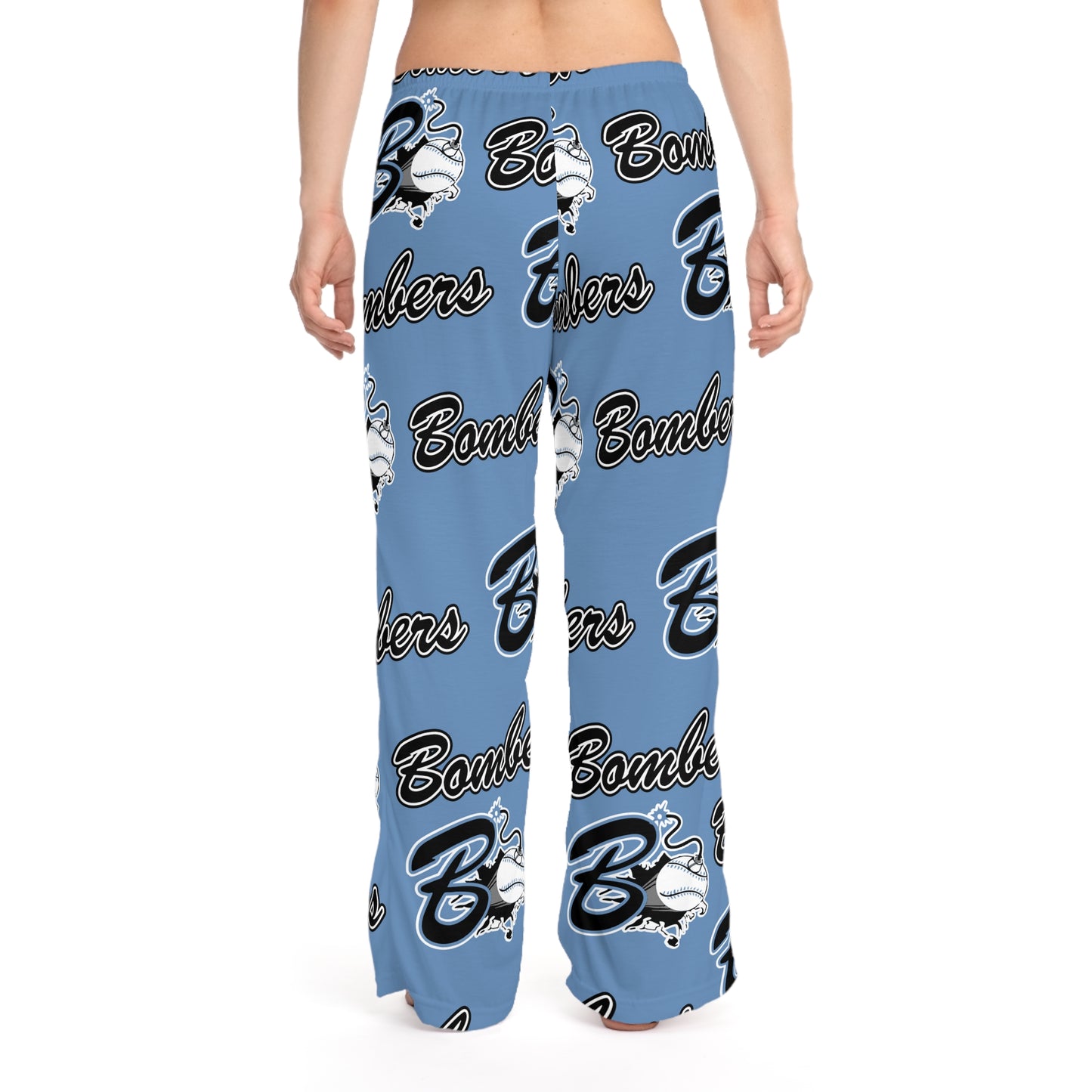 Georgetown Bombers Pajama Pants, Custom Womens Pajama Pants, Bombers Baseball Pajama Pants