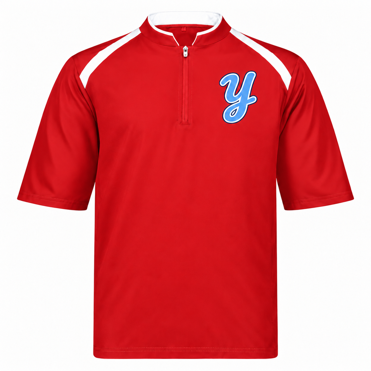 Yardbirds Grey Short-Sleeve Cage Quarter-Zip