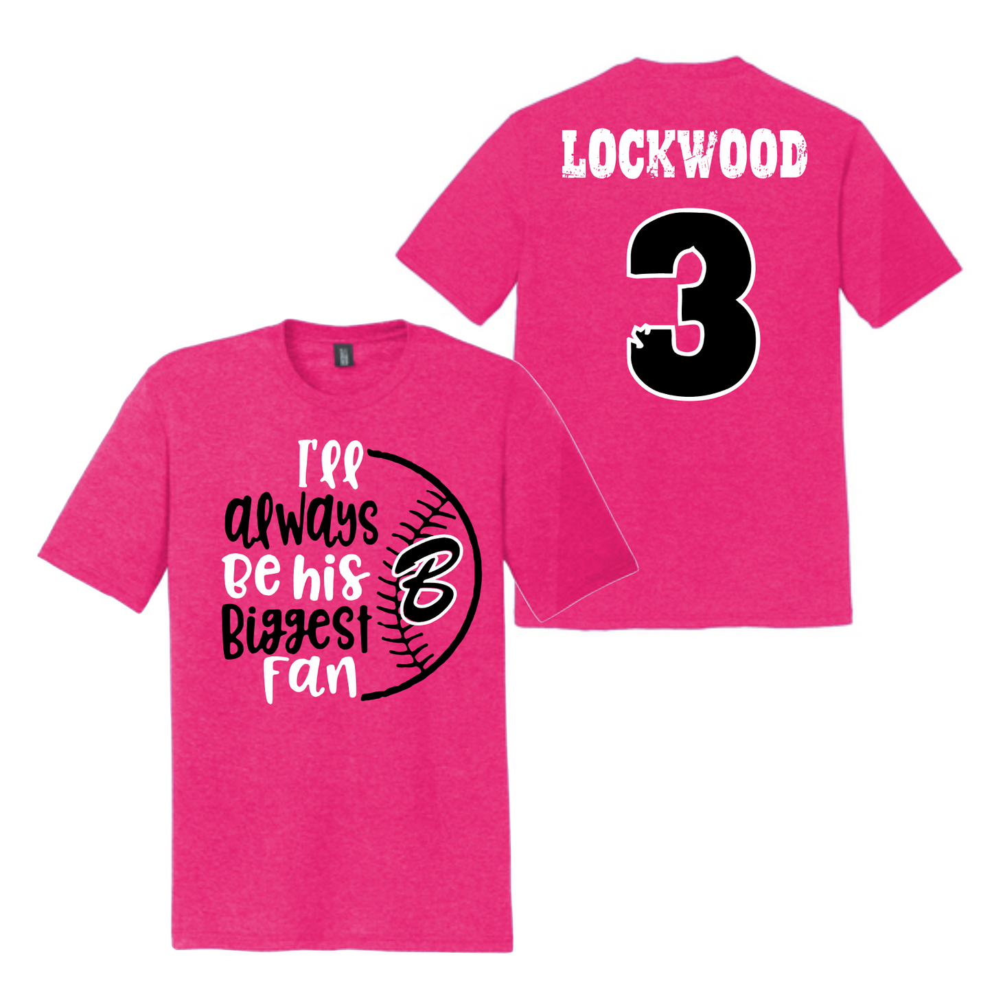 Bombers Biggest Fan Shirt, GTX Bombers Baseball Mothers Day Shirt, Bombers Baseball Tee, Fuschia Bombers Baseball Shirt