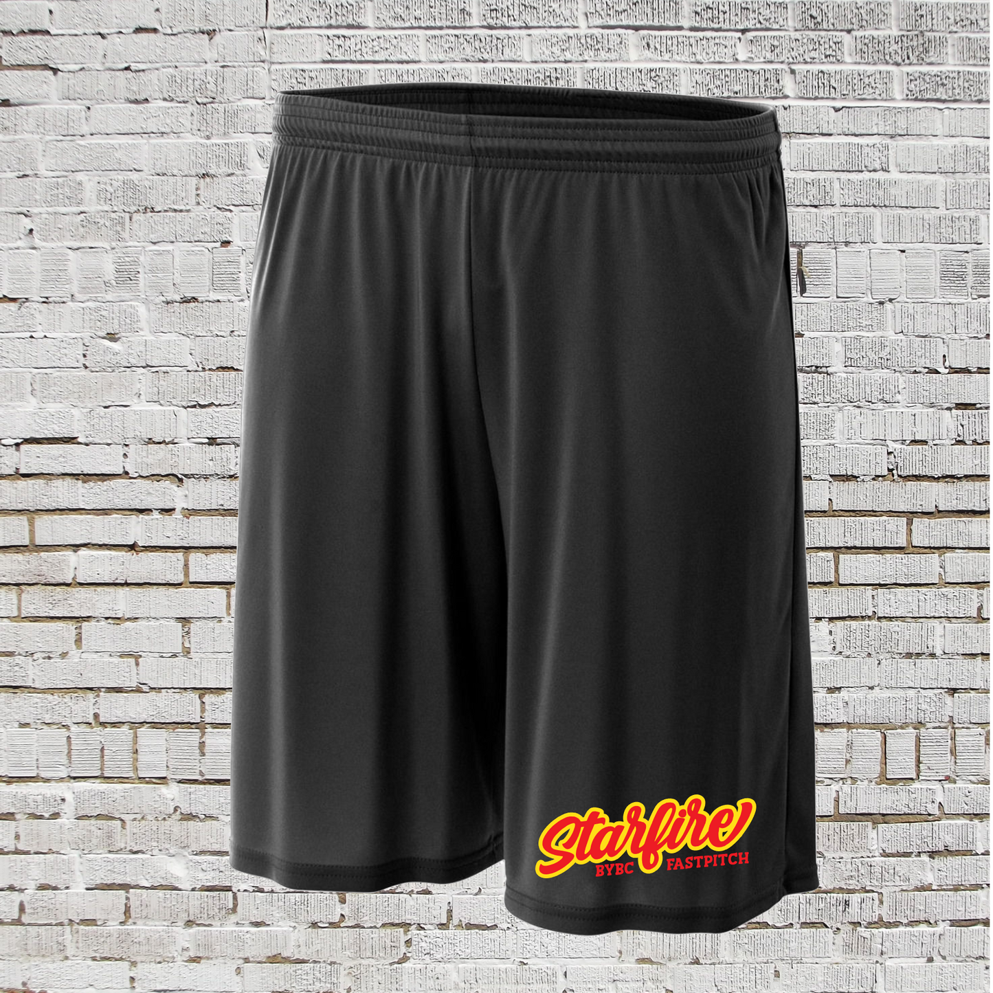 Starfire Fastpitch Shorts, Black Drifit Shorts, Starfire Softball Spiritwear