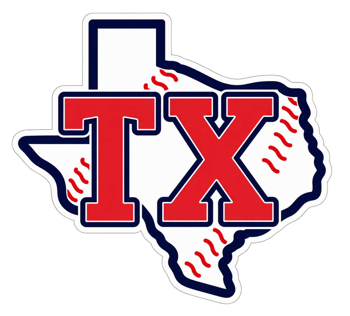 TX Legends Baseball Stickers