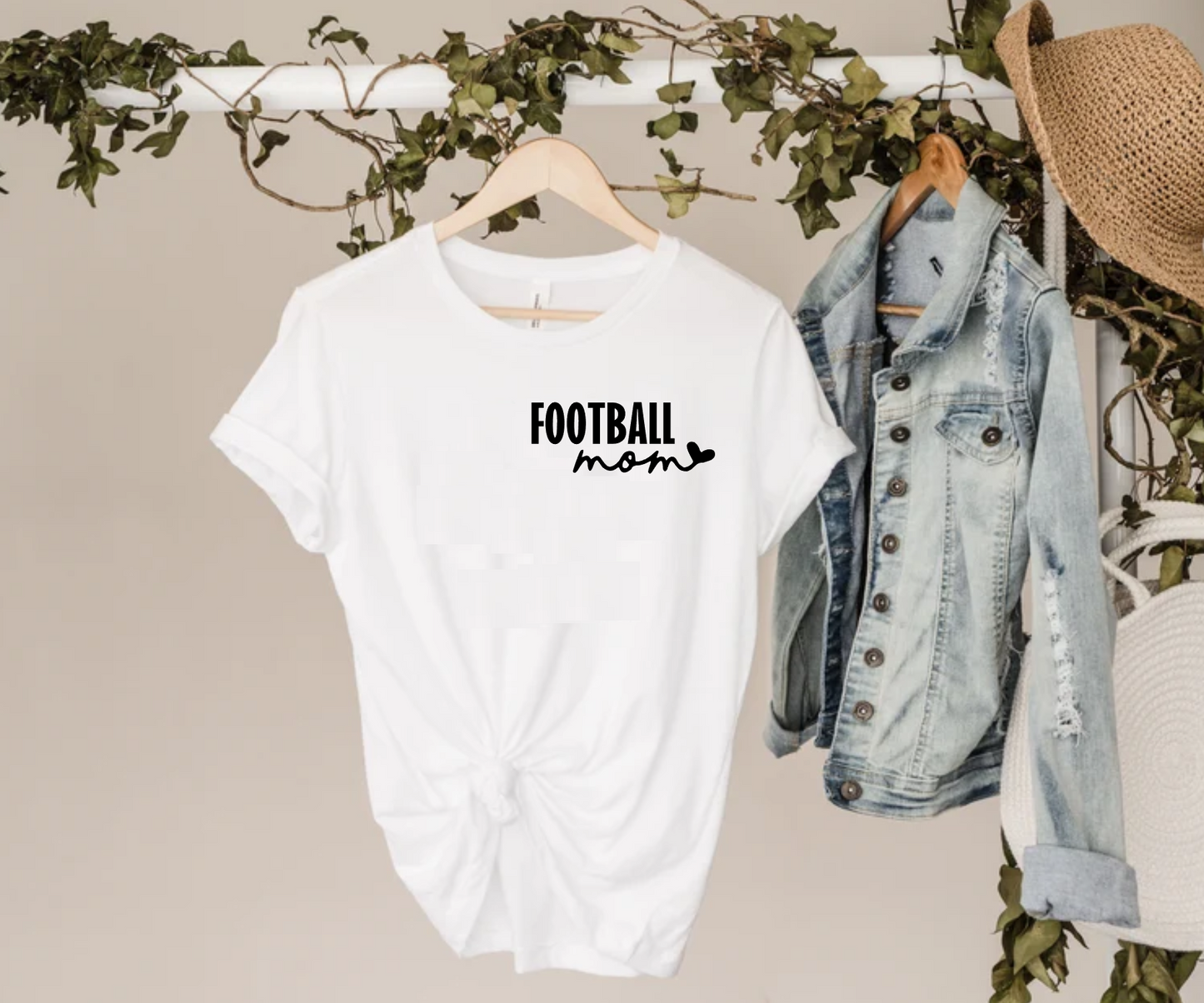 Hutto Football Mom Shirt, Custom Name and Number Shirt, Football Mom