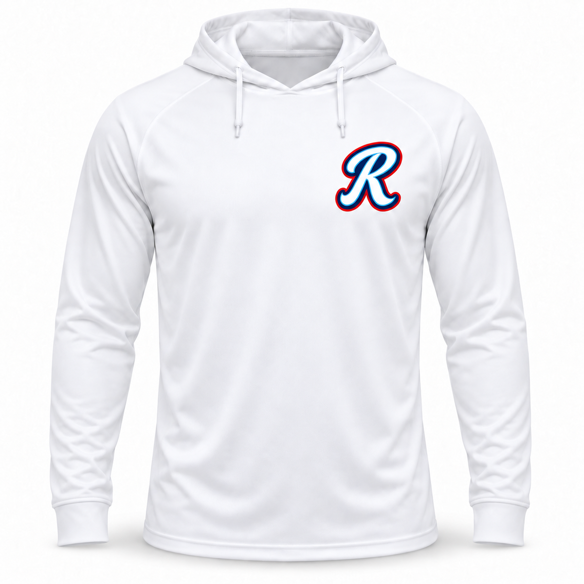 White Rangers Hooded Long Sleeve Tee