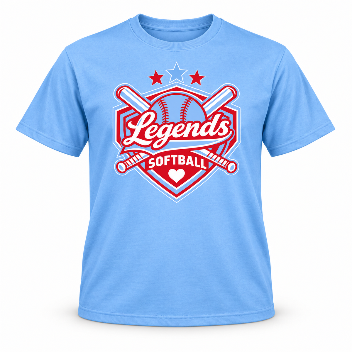 Legends Softball Blue Tee