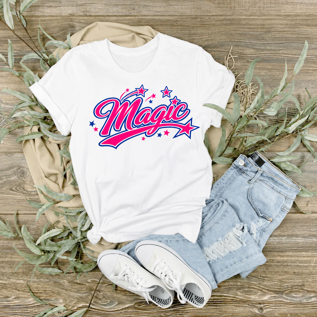 Magic Softball White Spirit Tee – Bella + Canvas