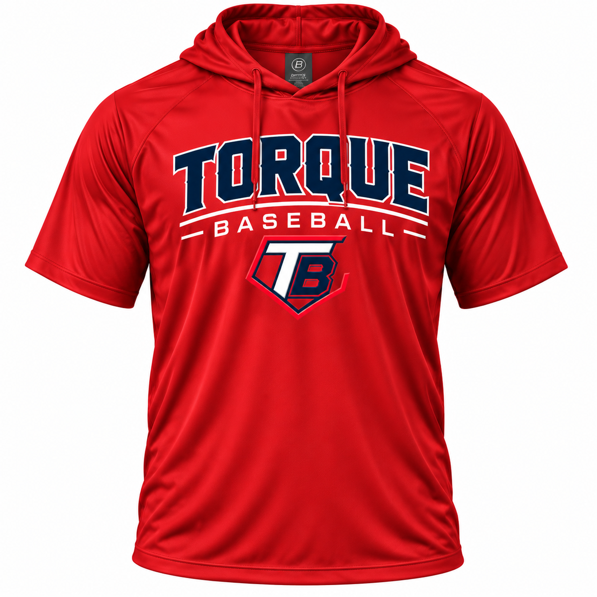 Torque Baseball Hooded Shirt Red