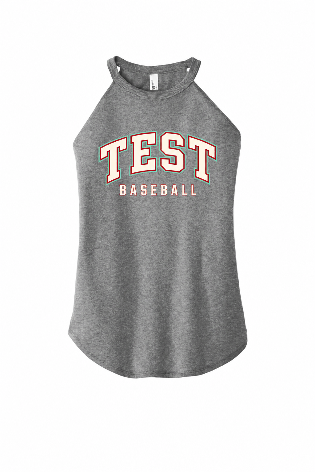 Test Baseball Collegiate High-Neck Tank