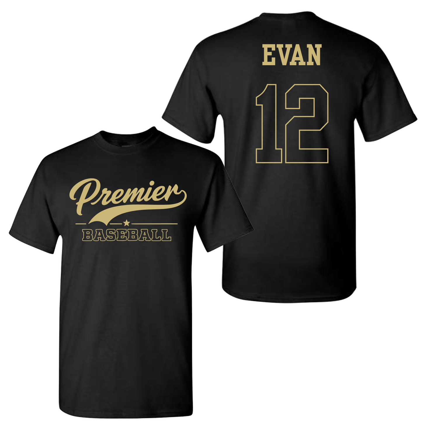 Premier Baseball Personalized Practice Tee