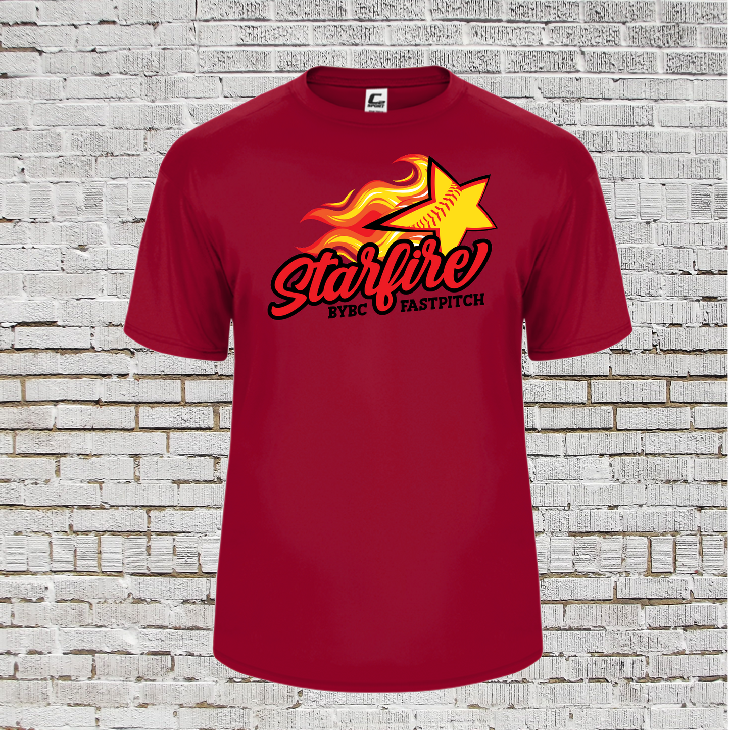 Red Starfire Fastpitch Tee, Starfire Softball Tshirt, Starfire Spiritwear