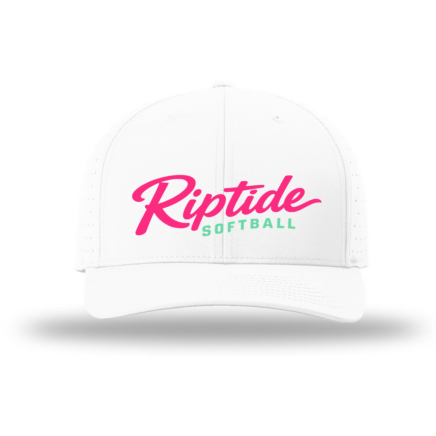Riptide Softball Adjustable Performance Hat – White