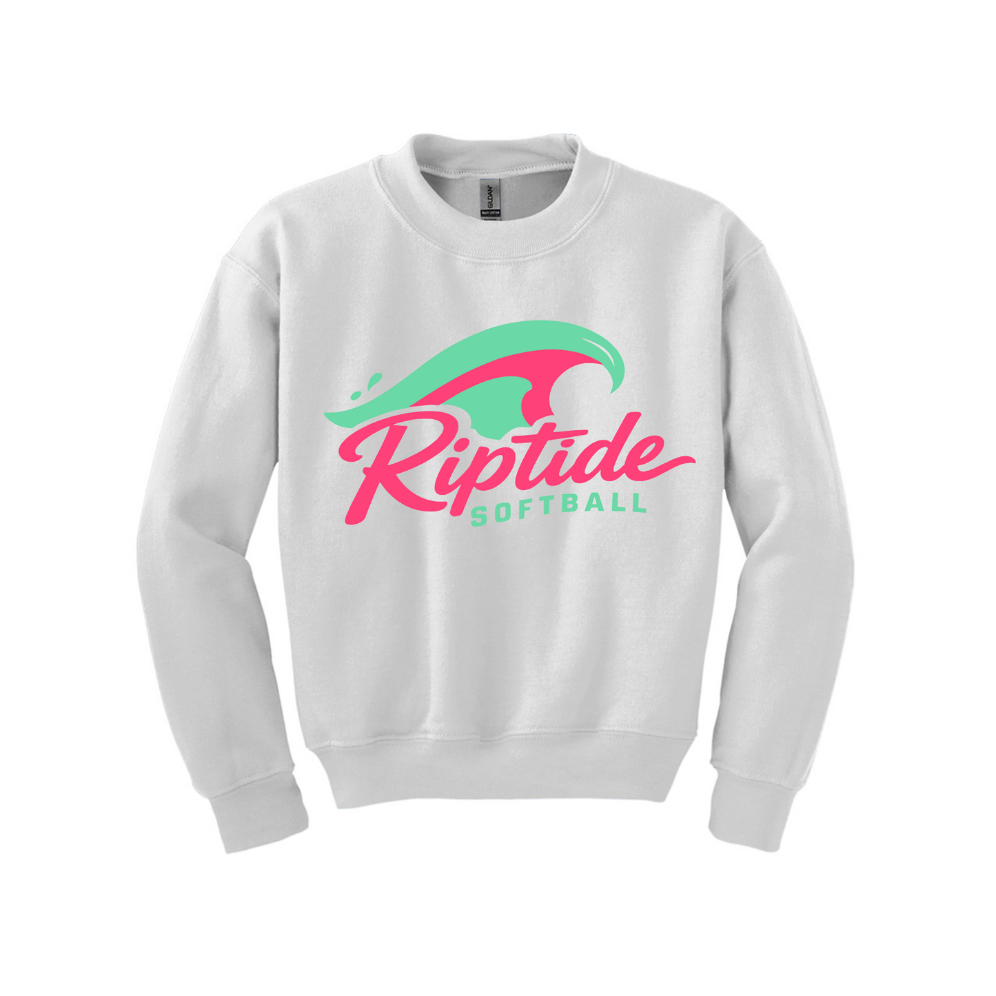 Riptide Softball Wave Crewneck Sweatshirt
