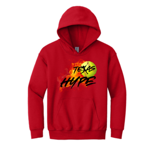 Texas Hype Hoodie, Texas Hype Sweatshirt, Hype Softball Hooded Sweatshirt