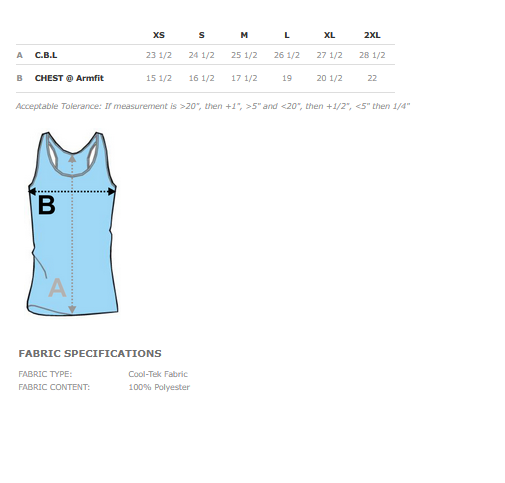 Diamonds Softball Performance Racerback Tank – Light Blue