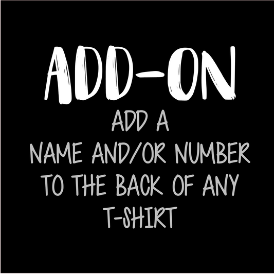 Add Name/Number to any item