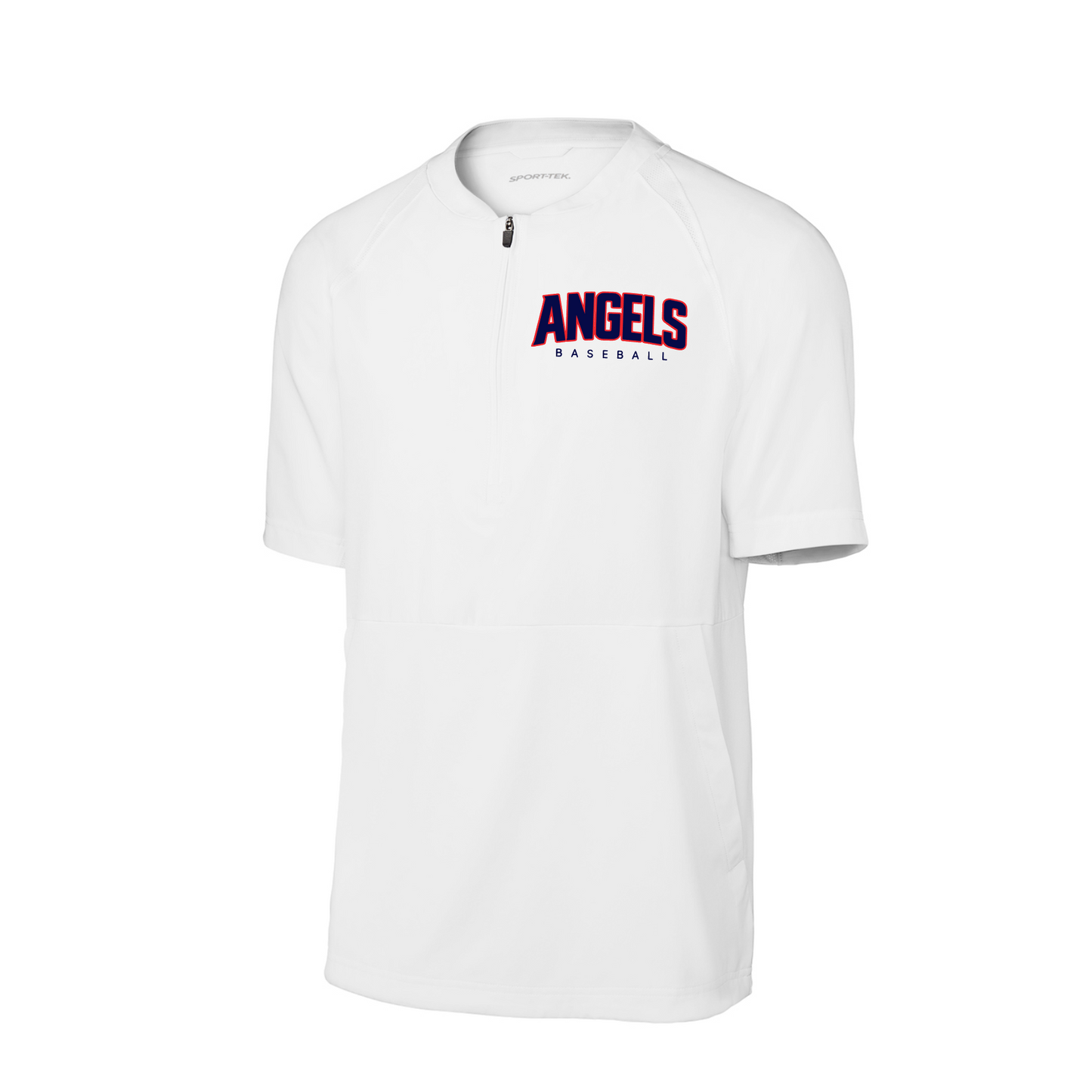 Angels Baseball Cage Jacket | Lightweight Quarter Zip Team Pullover