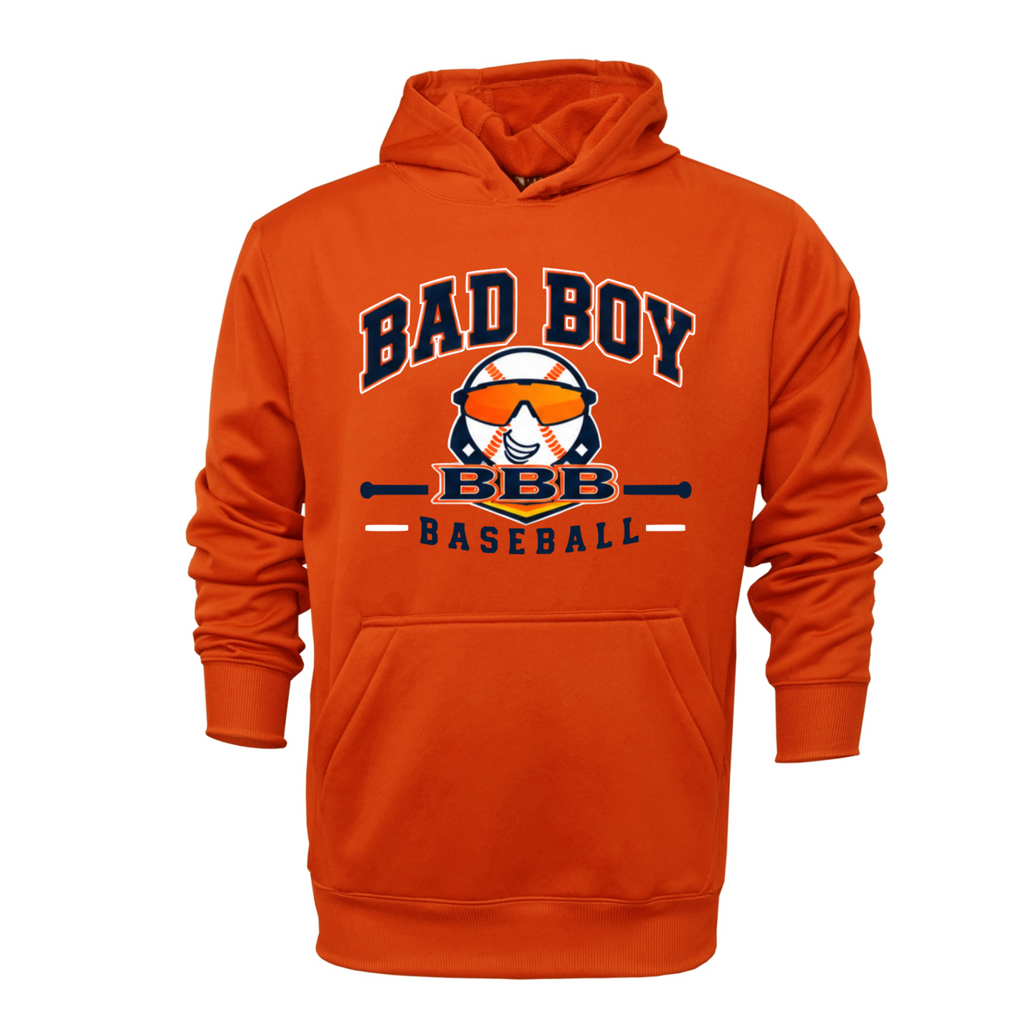 Bad Boy Baseball Orange Hoodie