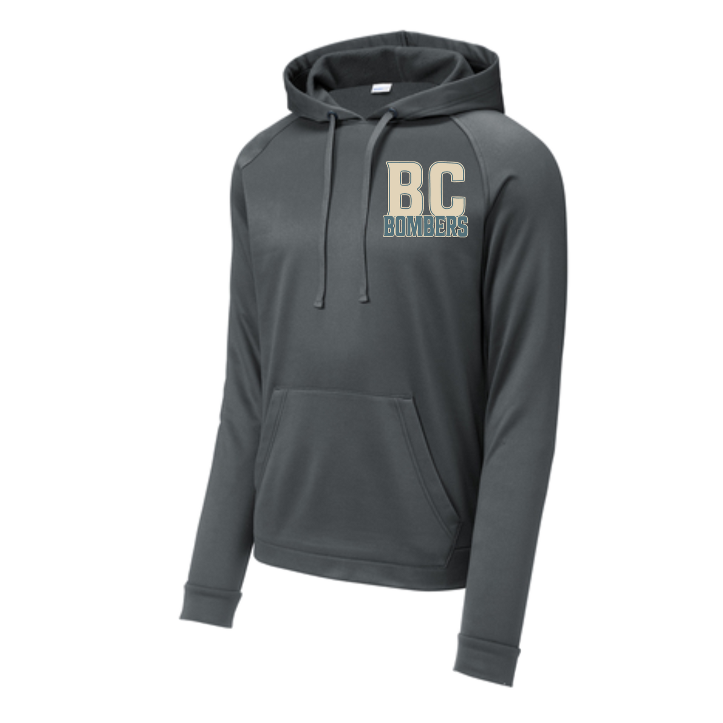 Charcoal Bat City Bombers Hoodie, Bat City Baseball Sweatshirt, Charcoal Hoodie