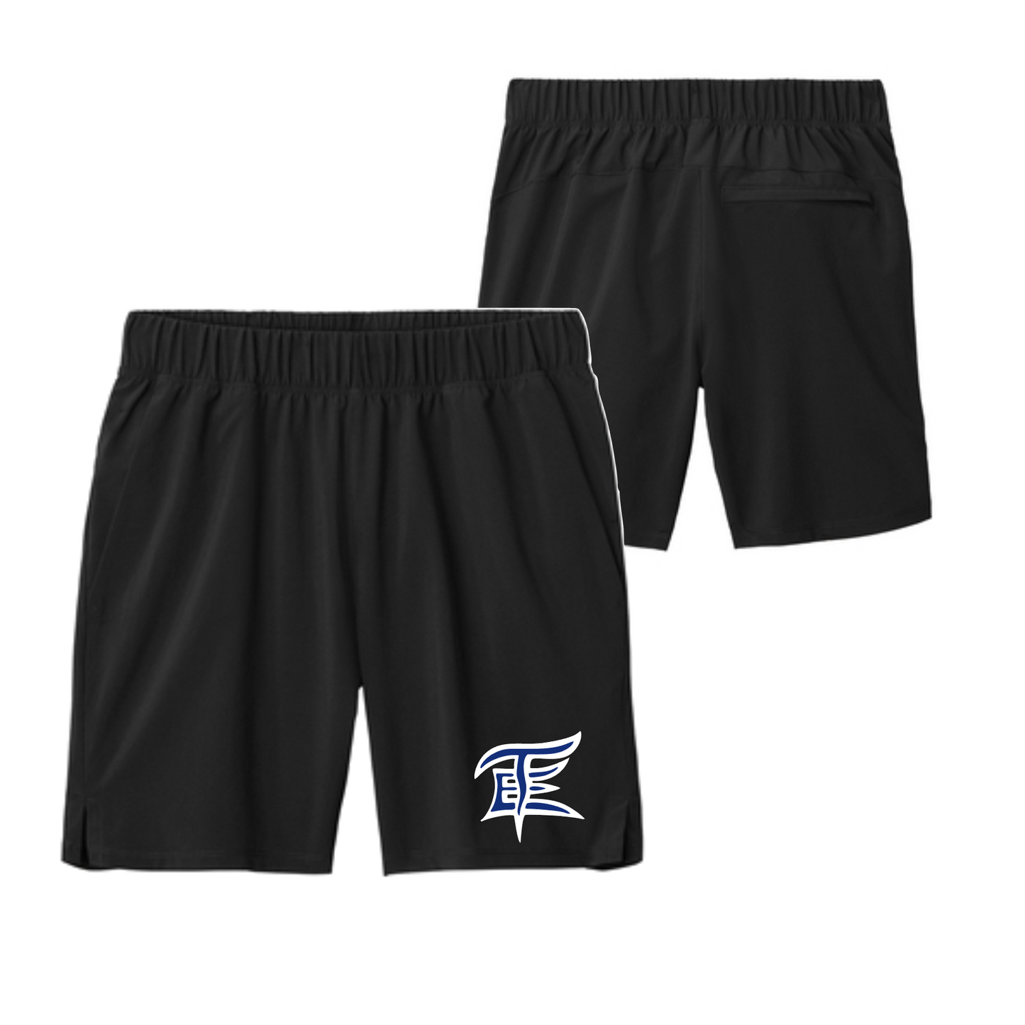 Black East Texas Elite Pocket Shorts, East Texas Elite Baseball Shorts, Mens Elite Baseball Running Shorts