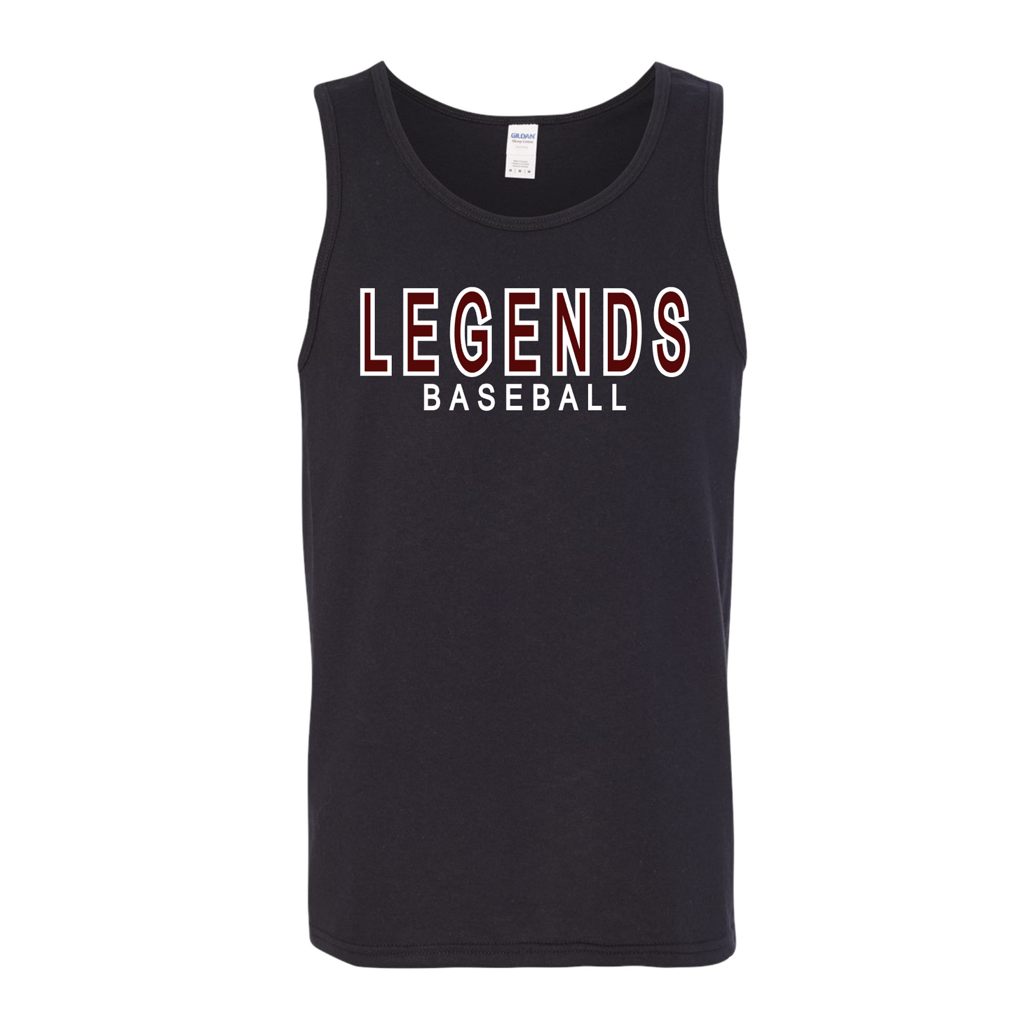 Black Legends Baseball Tank Top, Legends Baseball Tank, Legends Baseball Spiritwear