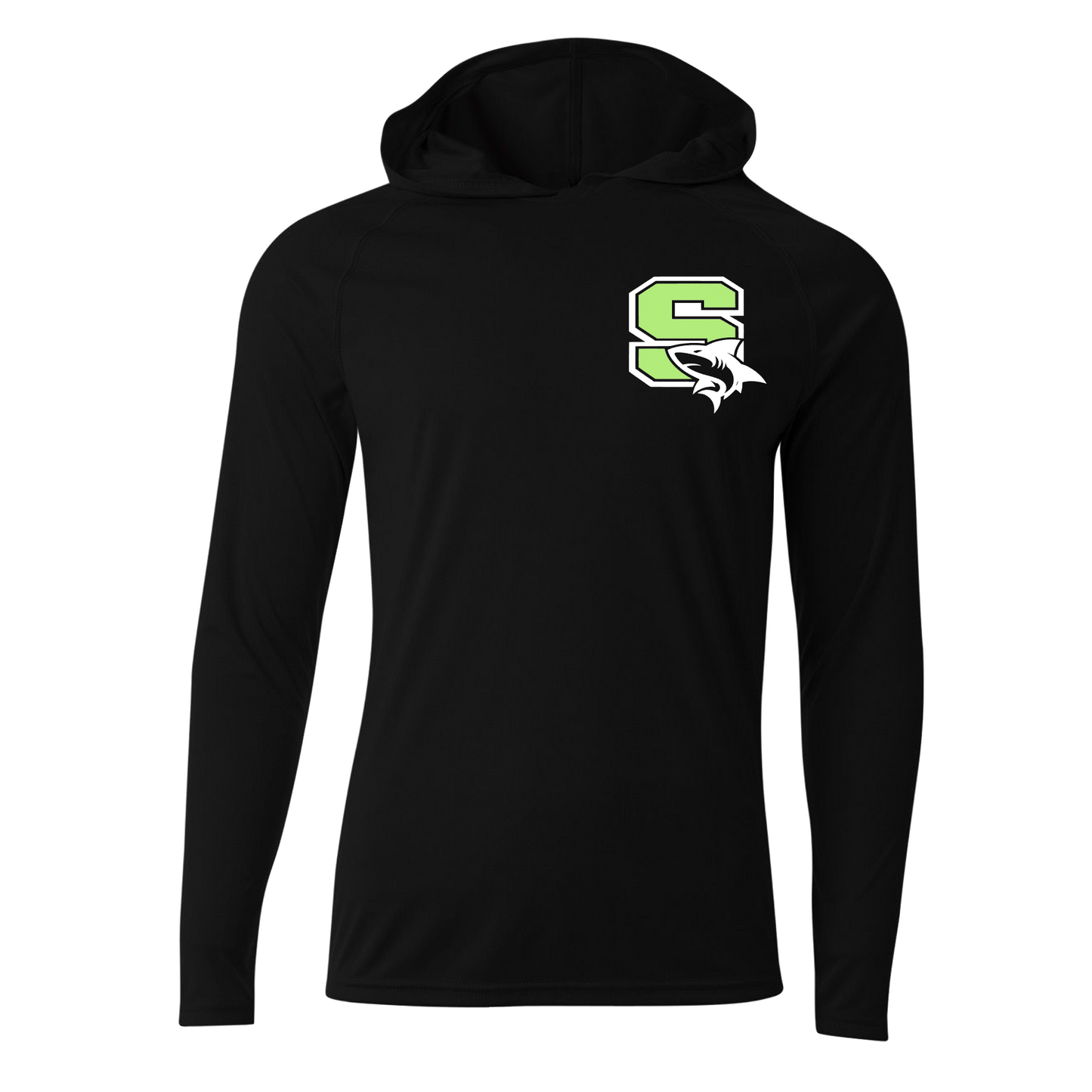 Sharks Baseball Long Sleeve Hooded Tee