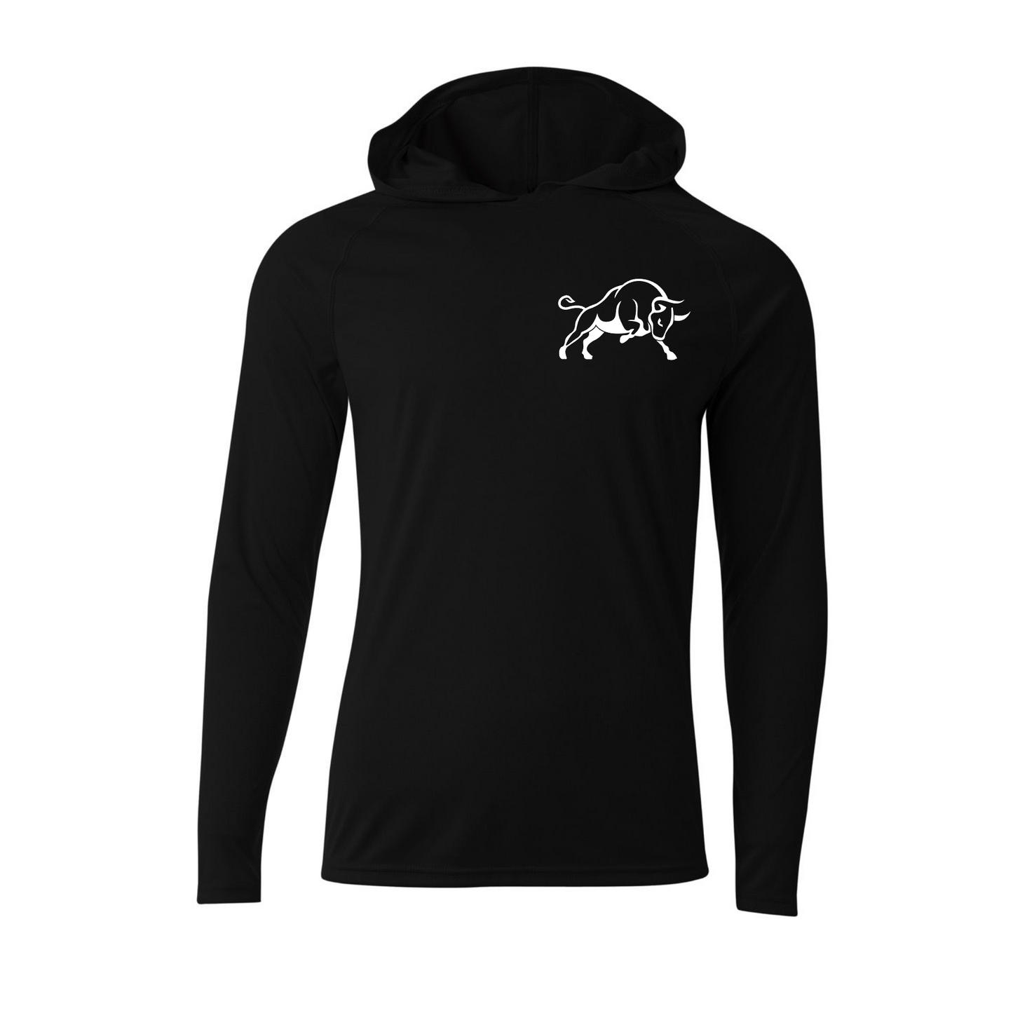 Raging Bulls Performance Hooded Long Sleeve – Black