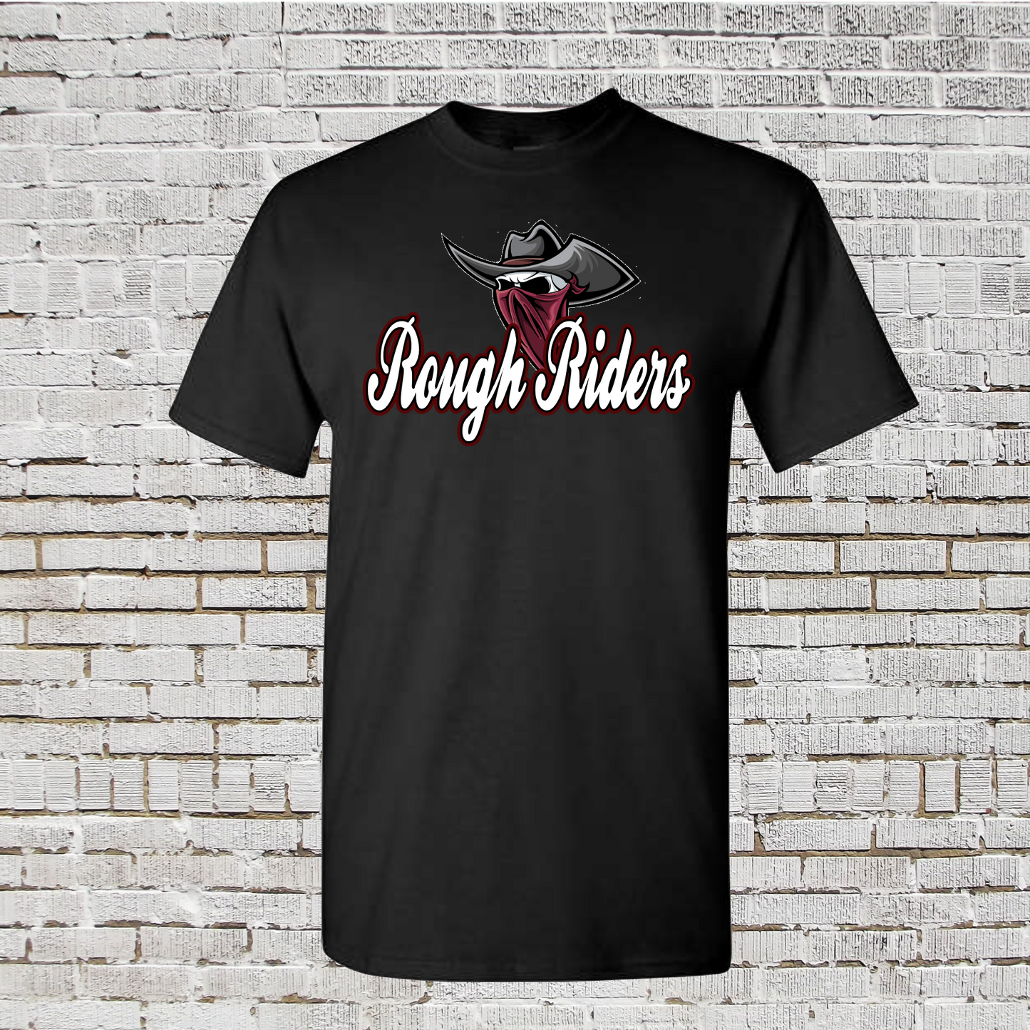 Black Rough Riders Tee, Rough Riders Tshirt
