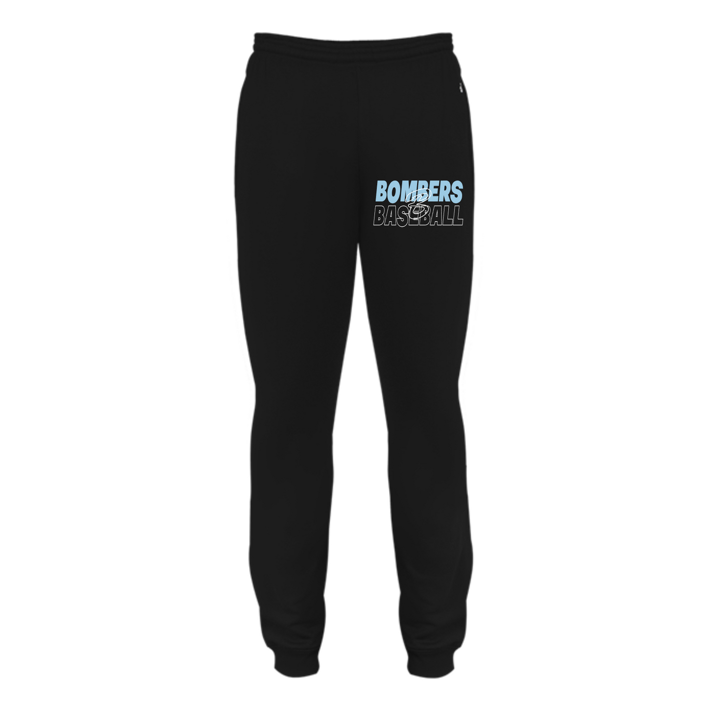 Black Joggers, Georgetown Bombers Pants, Bombers Baseball Jogger Pants
