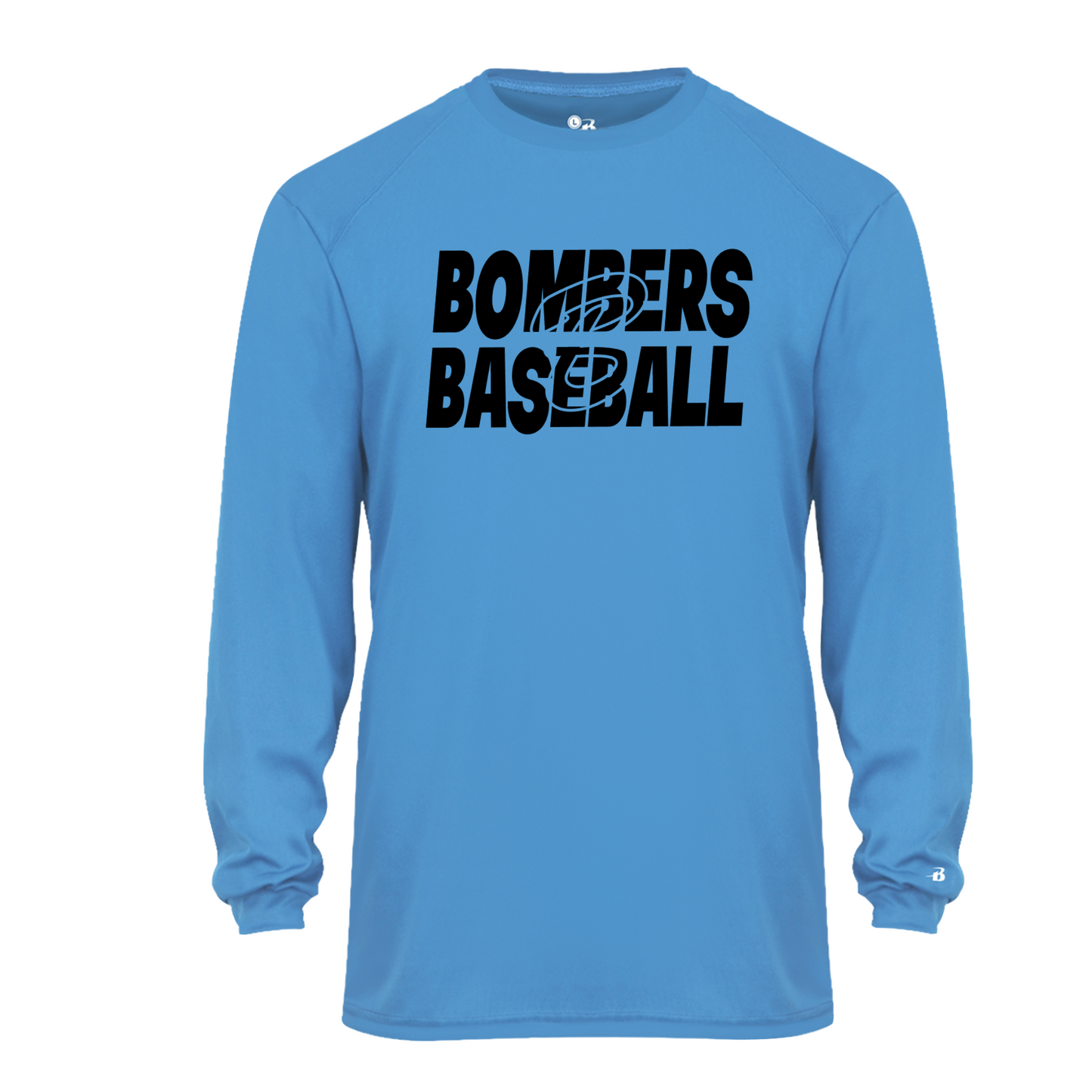 Columbia Blue Bombers Baseball Shirt, Georgetown Bombers Tee, Drifit Bombers Baseball TShirt