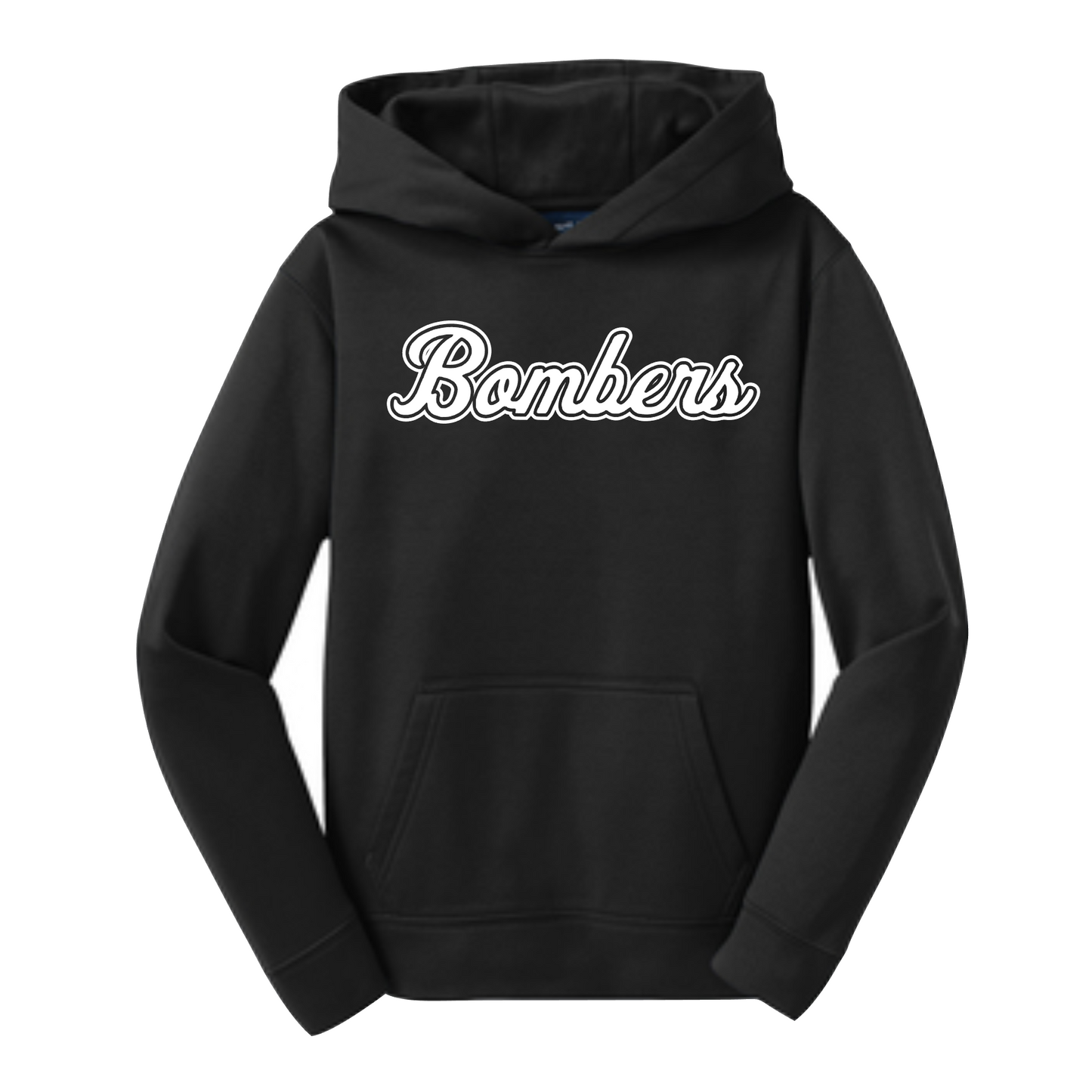Bombers Fastpitch Black Hoodie – Team Spirit Sweatshirt