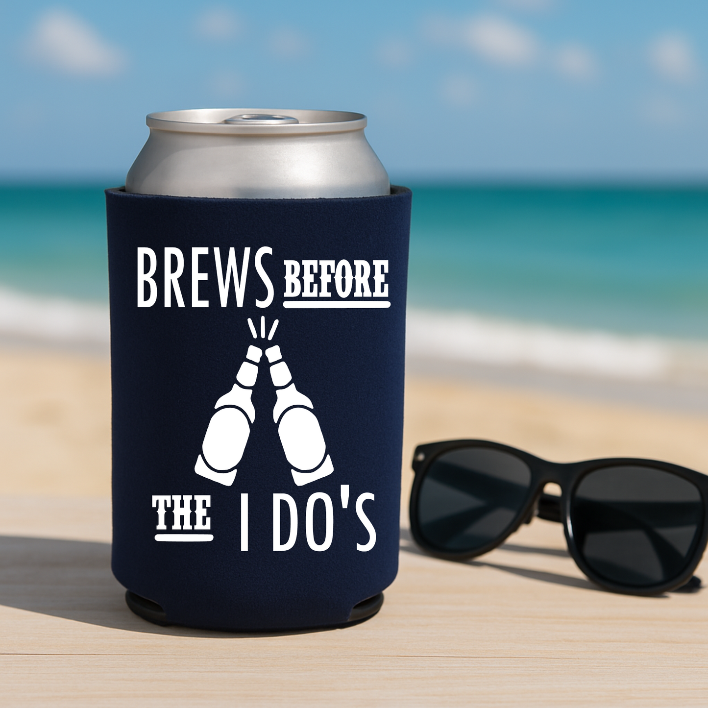 Bachelor Party koozies – Brews Before The I Do’s Can Coolers, Personalized Bachelor Weekend Favor, Custom Groom Trip Koozie 2026