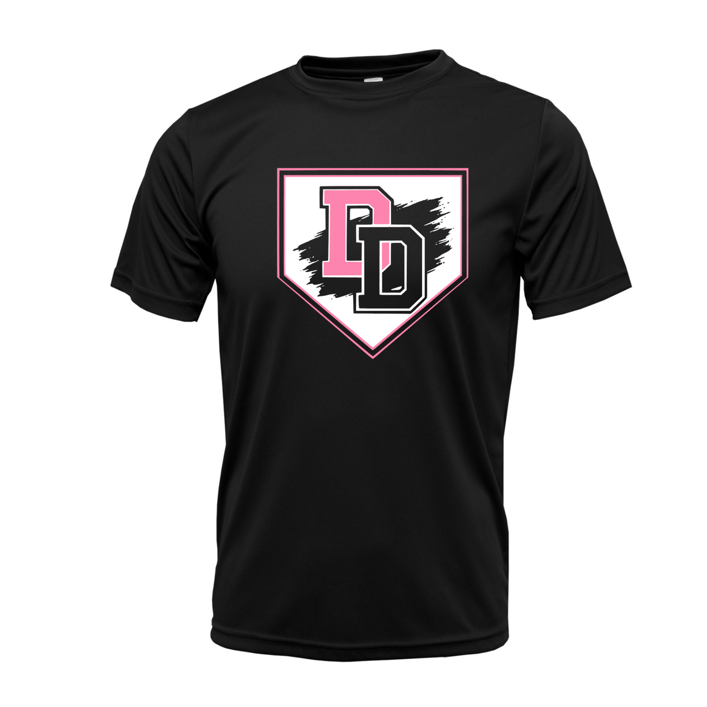 Diamond Divas Softball DD Home Plate Performance Tee