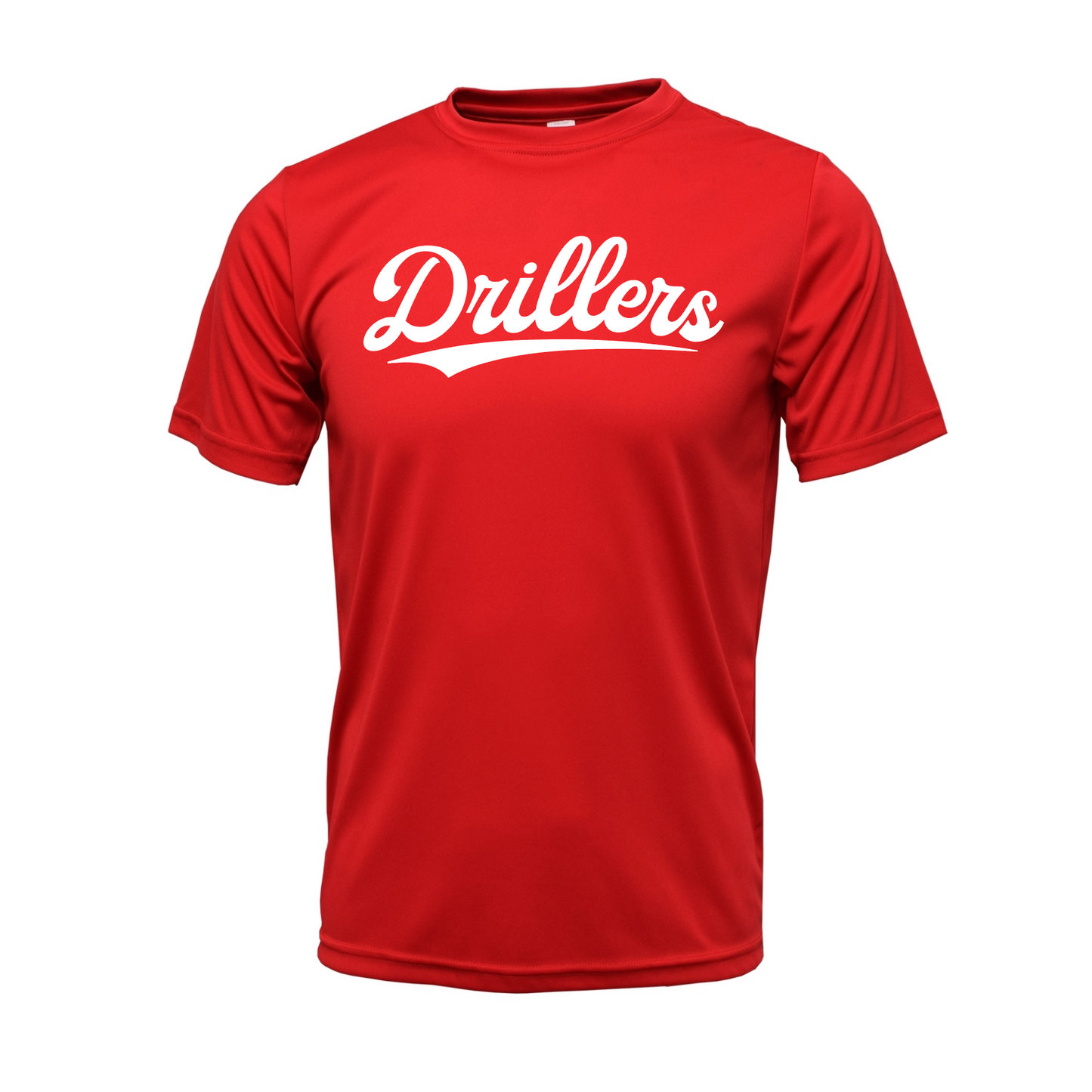 Drillers Baseball Performance Dri-Fit T-Shirt – Red
