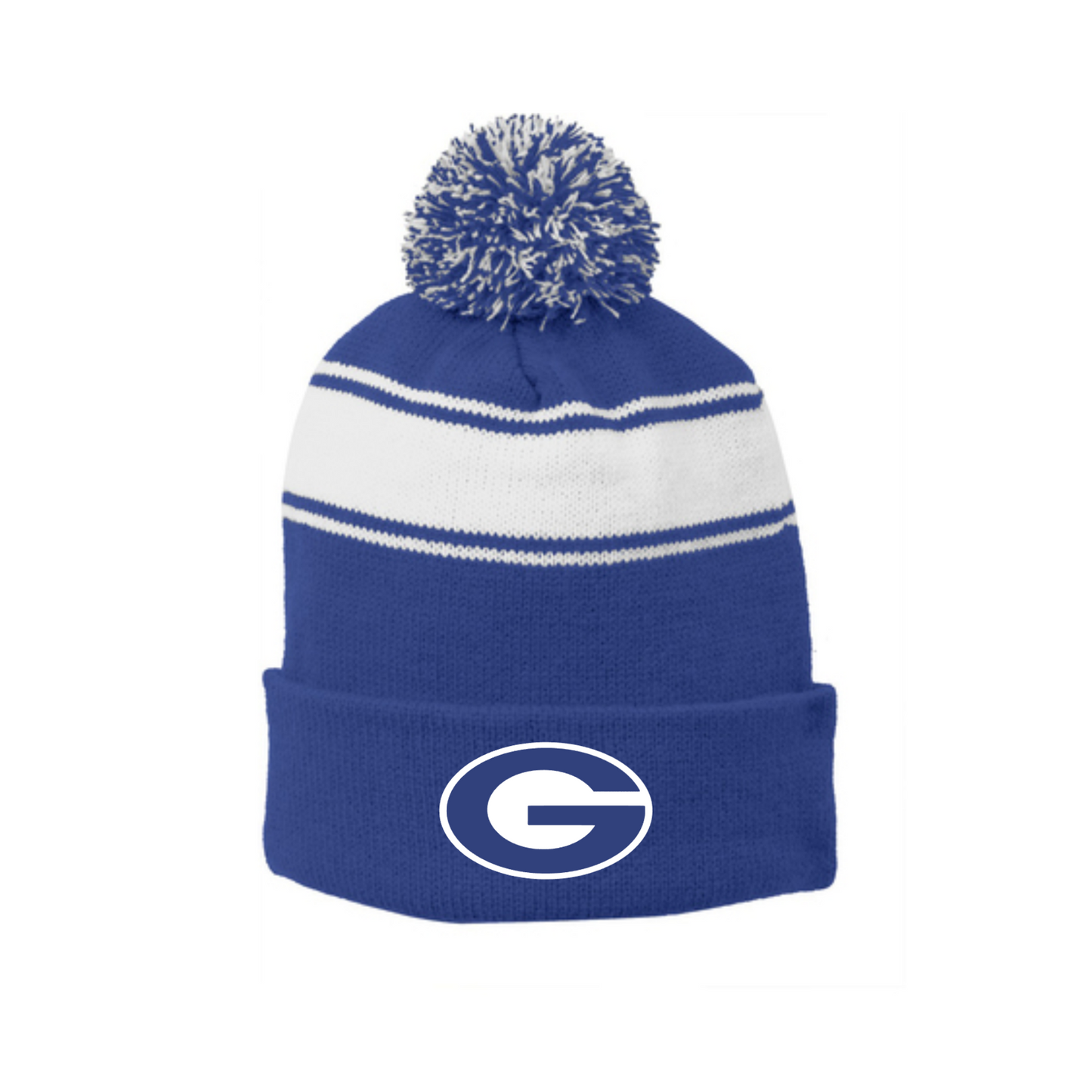 Georgetown Eagles Pom Pom Beanie