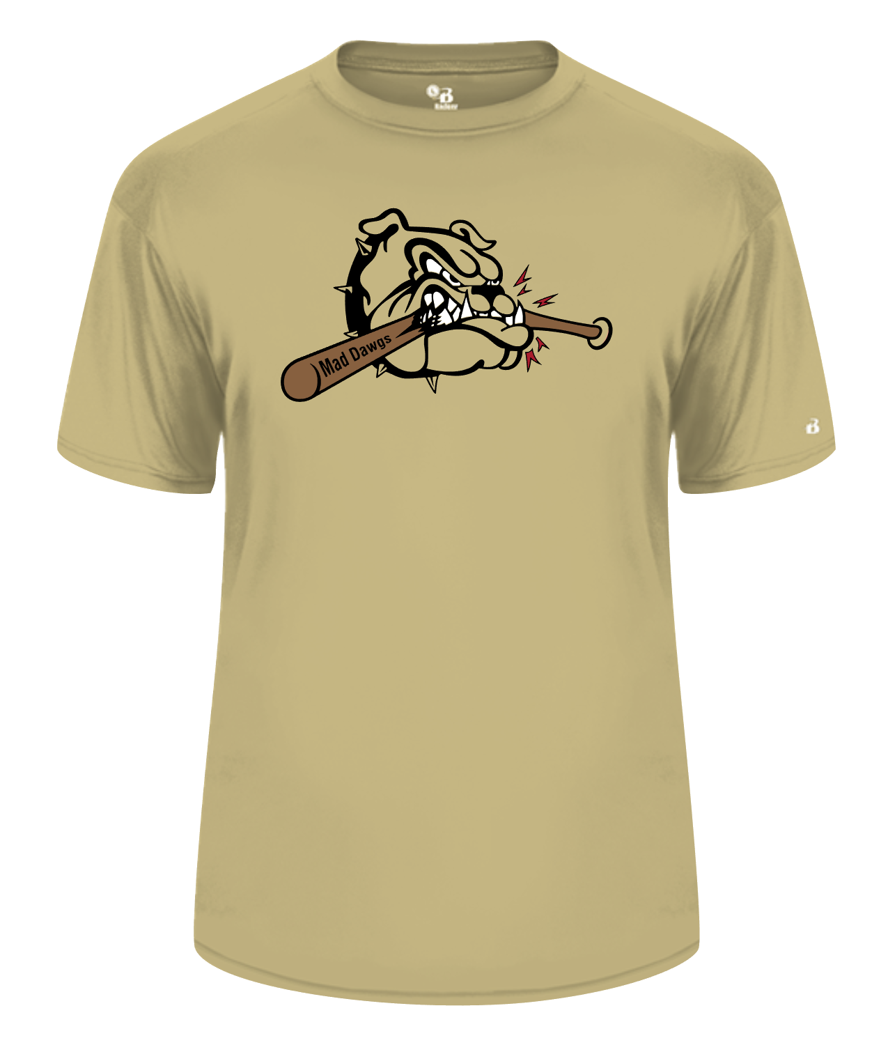 Vegas Gold Short Sleeve Mad Dawgs Shirt, Mad Dawgs Baseball Tee, Long Sleeve Mad Dawgs Shirt