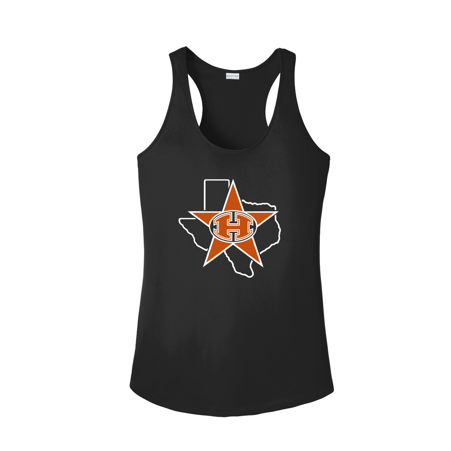 Hutto All-Stars Texas Star Women's Performance Racerback Tank