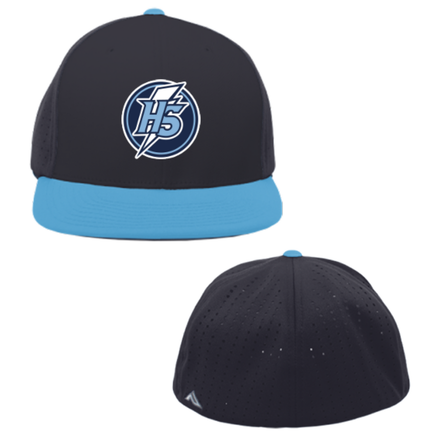 PREORDER Hutto Storm Flex Fit Cap, Navy Hutto Storm Hat, Hutto Storm Baseball