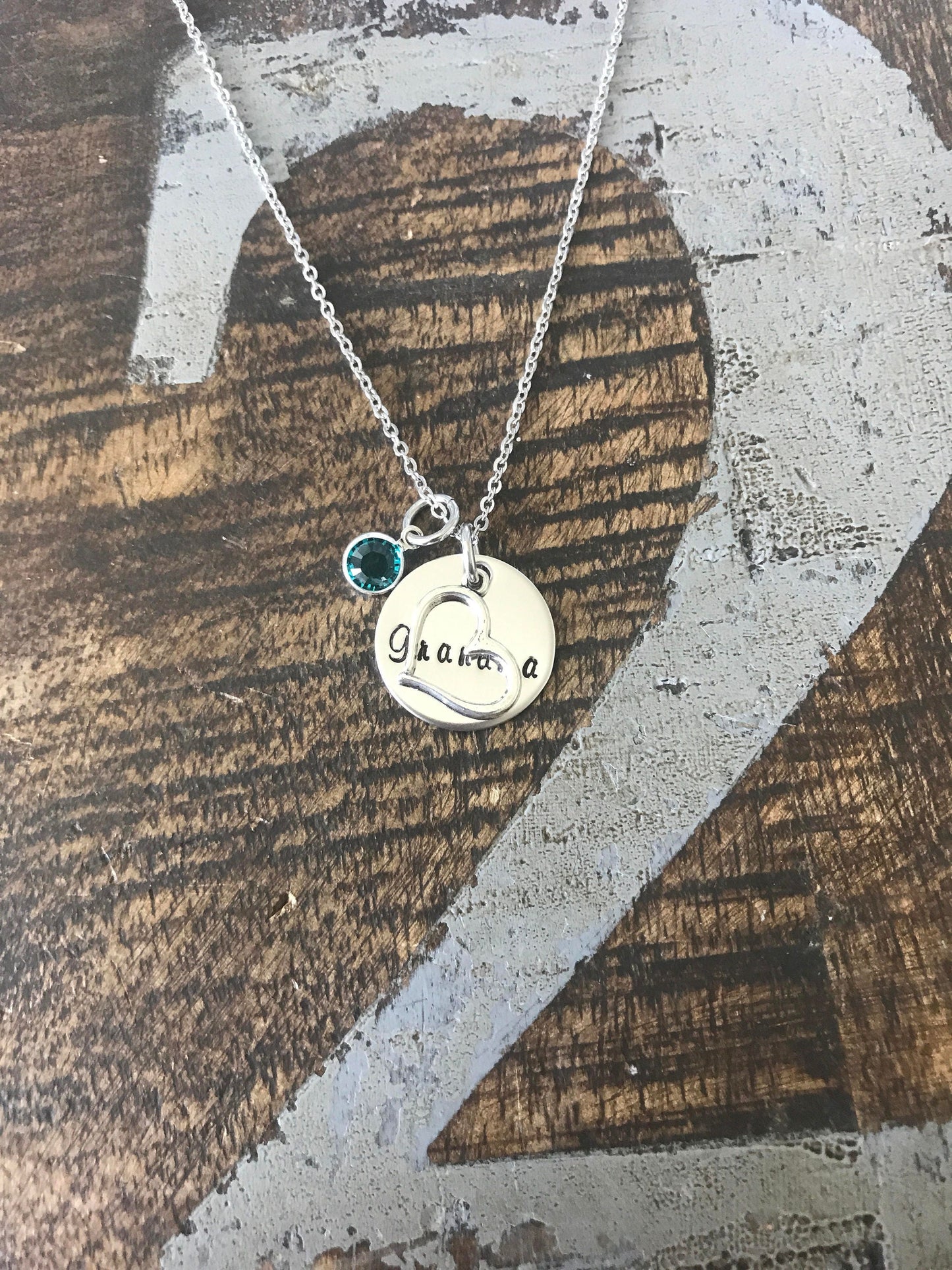 Grandma Necklace, Custom Birthstones With Grandkids Birth Month Gift for Grandmother, Gift For Grandma Jewelry, Christmas Gifts For Grandma