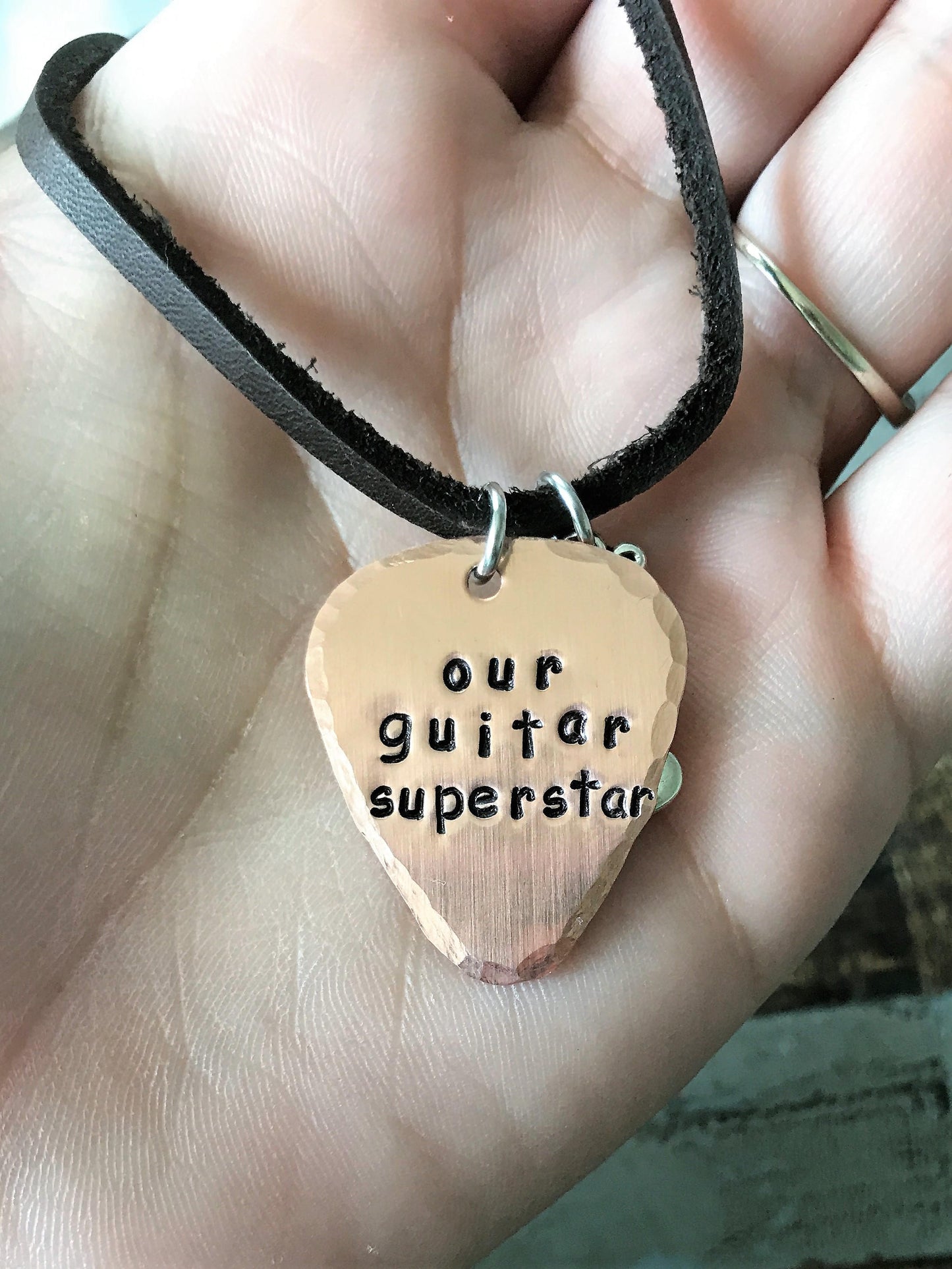 Personalized Guitar Pick Necklace Birthday Gift For Guitarist Personalized Guitar Pick Gift For Guitar Player Personalized Jewelry