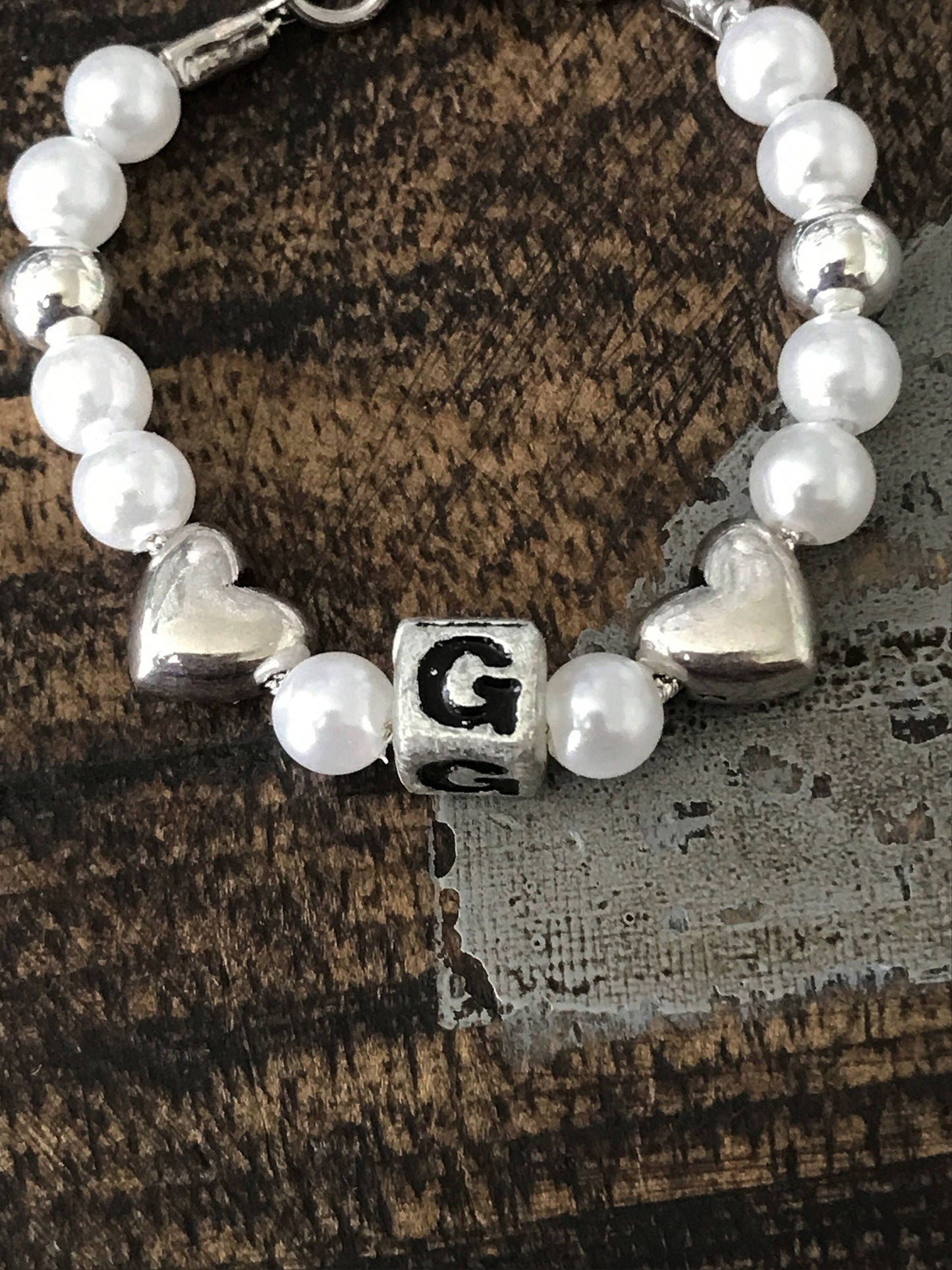 Girls Initial Bracelet Personalized Flower Girl Bracelet Silver Toddler Jewelry Girls Name Bracelet Girls Gift Child Bracelet FREE USA SHIP