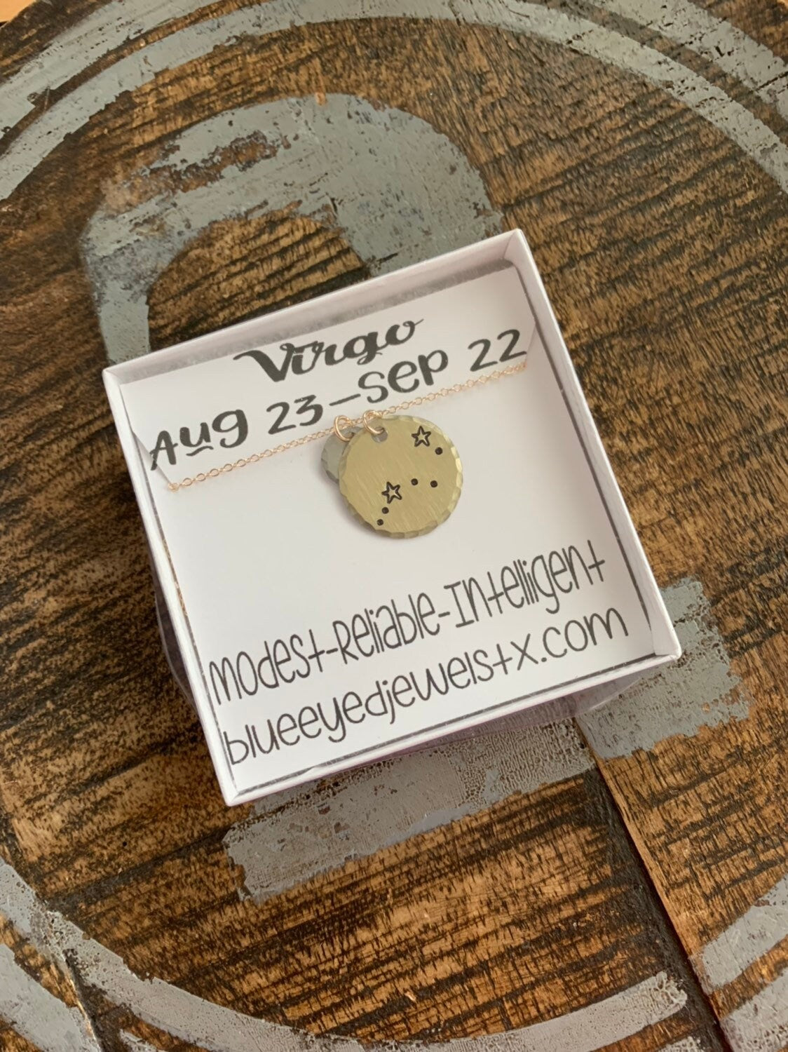 Zodiac Jewelry Gold Constellation Necklace Zodiac Necklace Celestial Jewelry virgo Necklace Gift for her Zodiac Gift virgo Jewelry