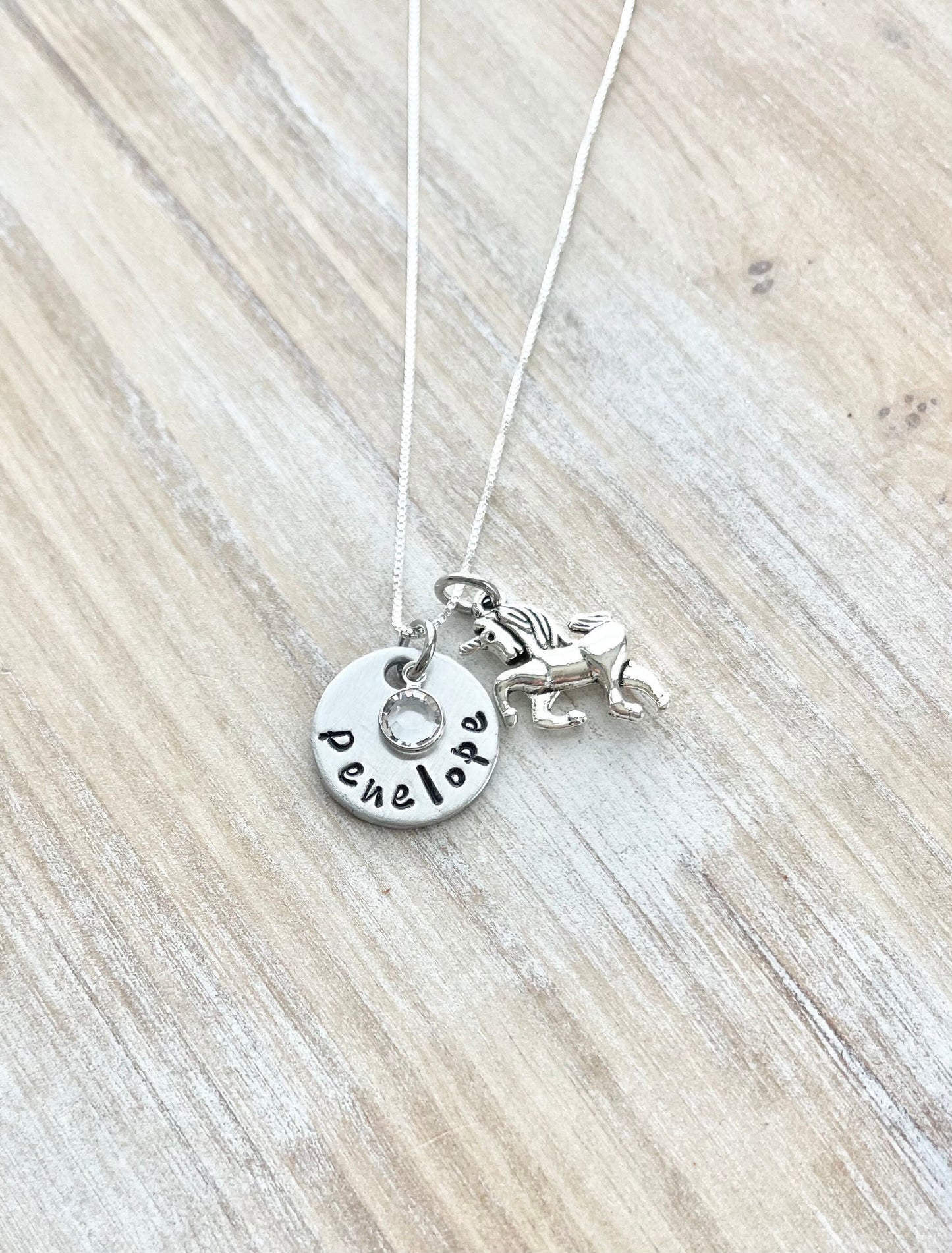 Girls unicorn Necklace Unicorn Jewelry Name Necklace Unicorn Lover Gift Birthday Necklace Girls Christmas Gift