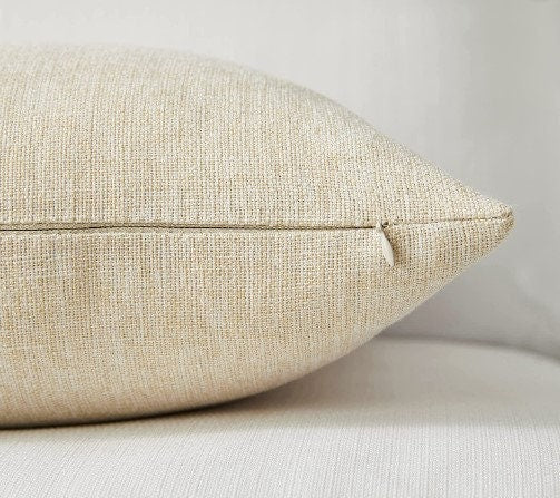 Personalized Grandkids Throw Pillow Cover: Custom Family Name Linen Pillow (18x18)