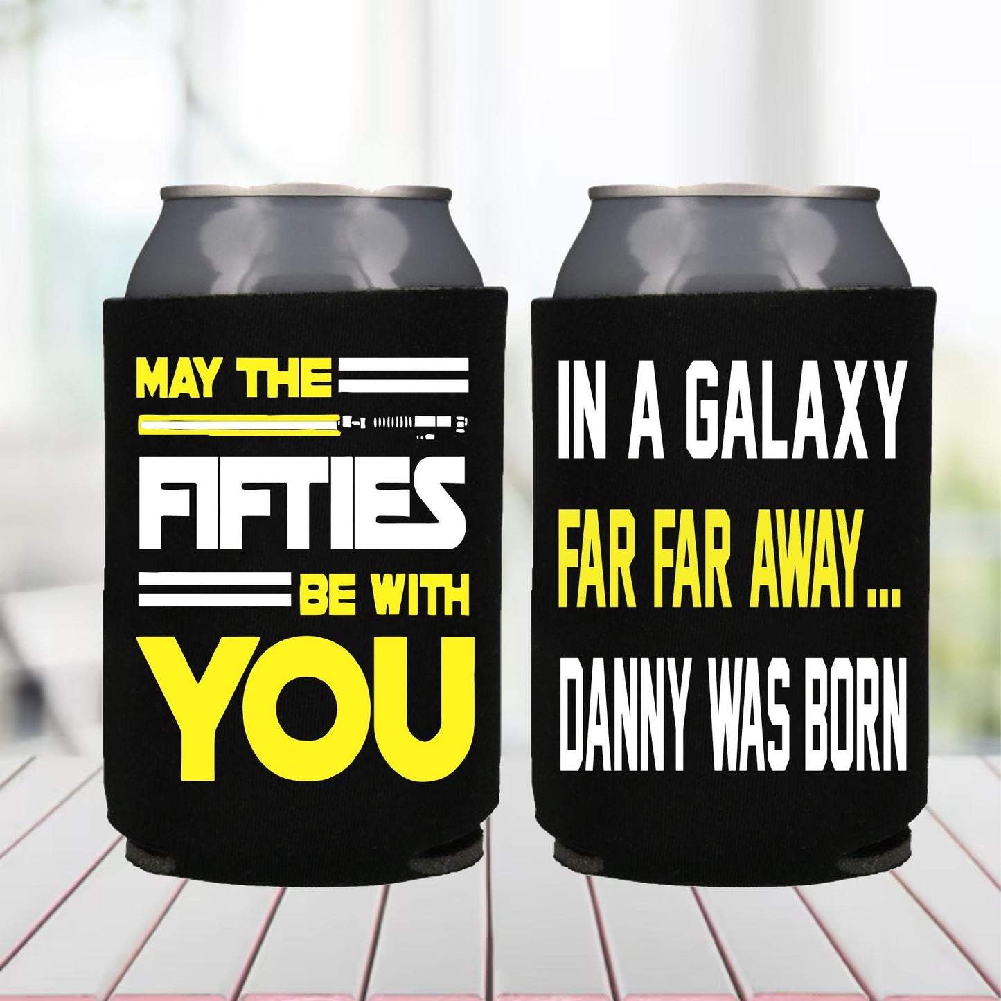 May the Fifties Be With You – 50th Birthday Can Cooler