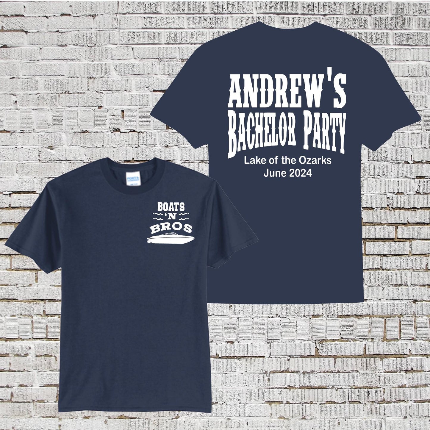 Boats And Bros Cruise T-Shirt: Funny Captain Vacation Shirt