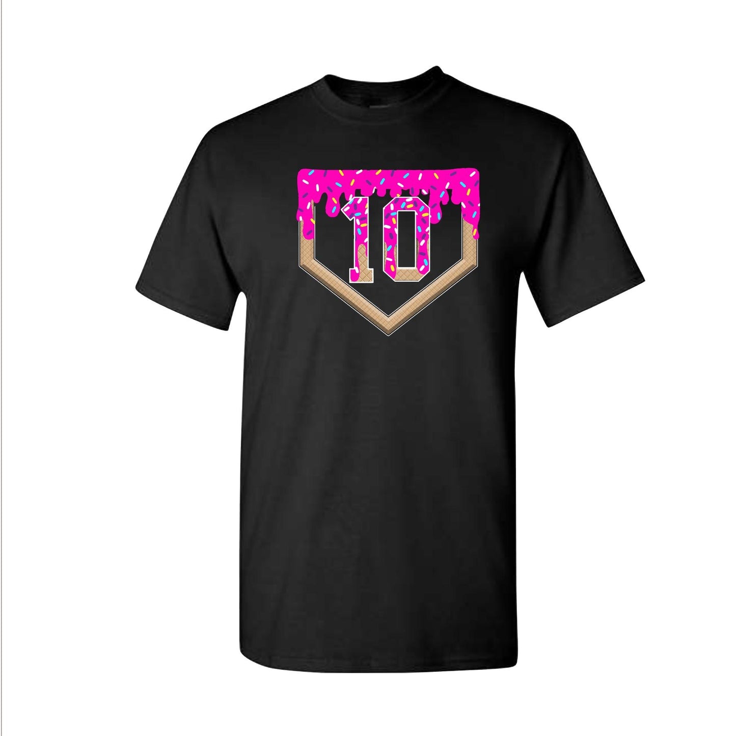 10th Birthday Baseball Drip Shirt, Birthday Boy Shirt, Baseball Birthday Shirt, Ice Cream Drip Tee, Personalized Baseball Drip Shirt