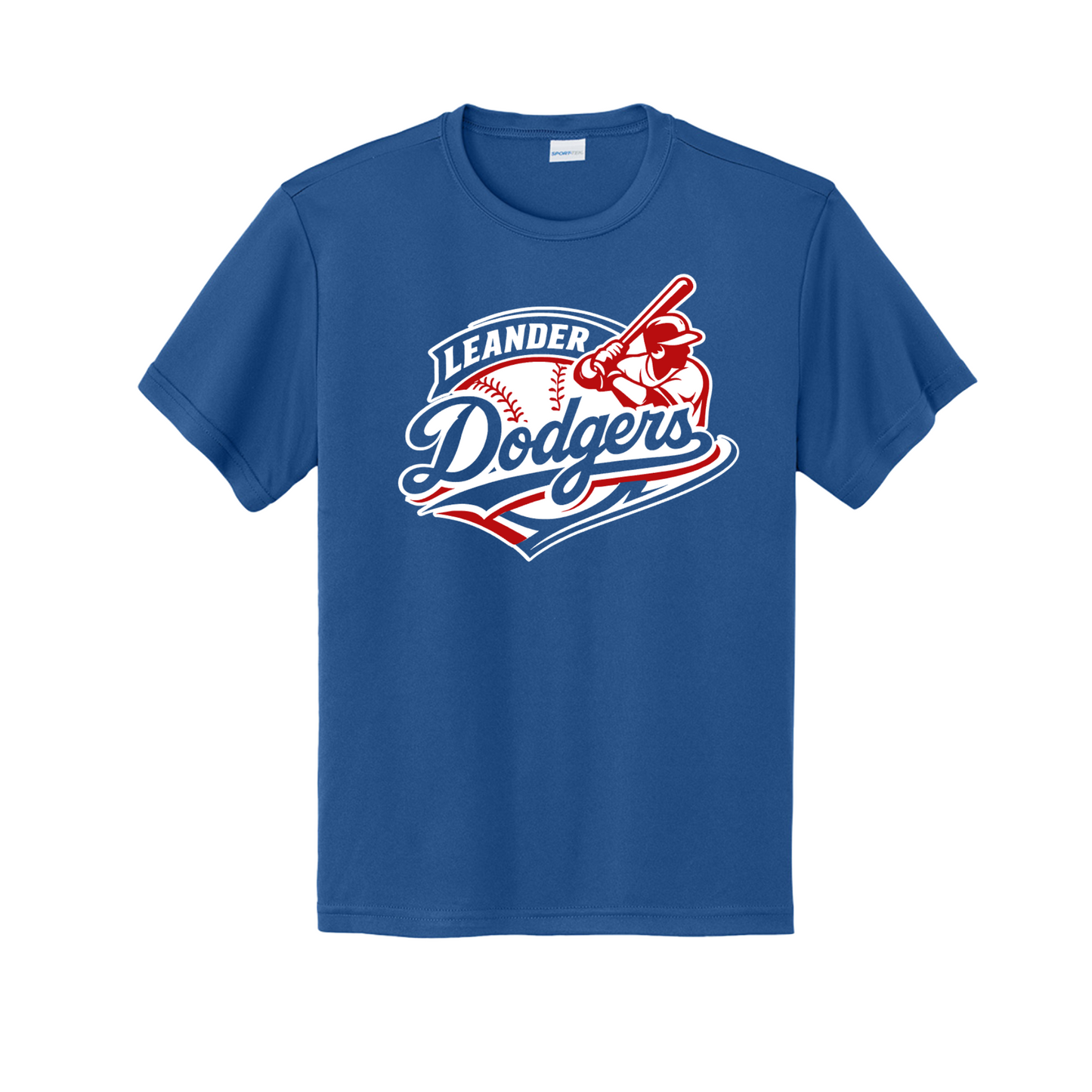 Royal Leander Dodgers Baseball Drifit T-Shirt | Classic Team Spirit Tee