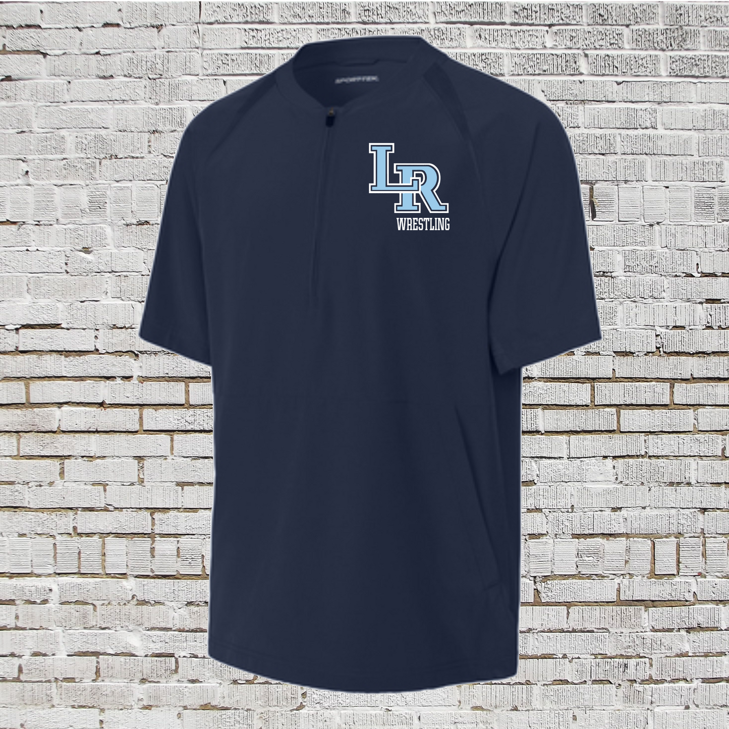 Legacy Ranch Wrestling Cage Jacket, Navy Wranglers Short Sleeve Jacket, Legacy Ranch Wrestling Coaches Jacket
