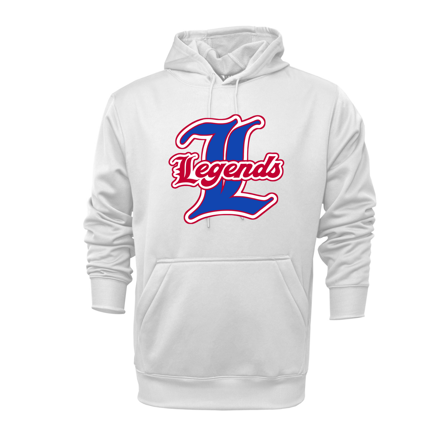 Leander Legends Pullover Hoodie – White